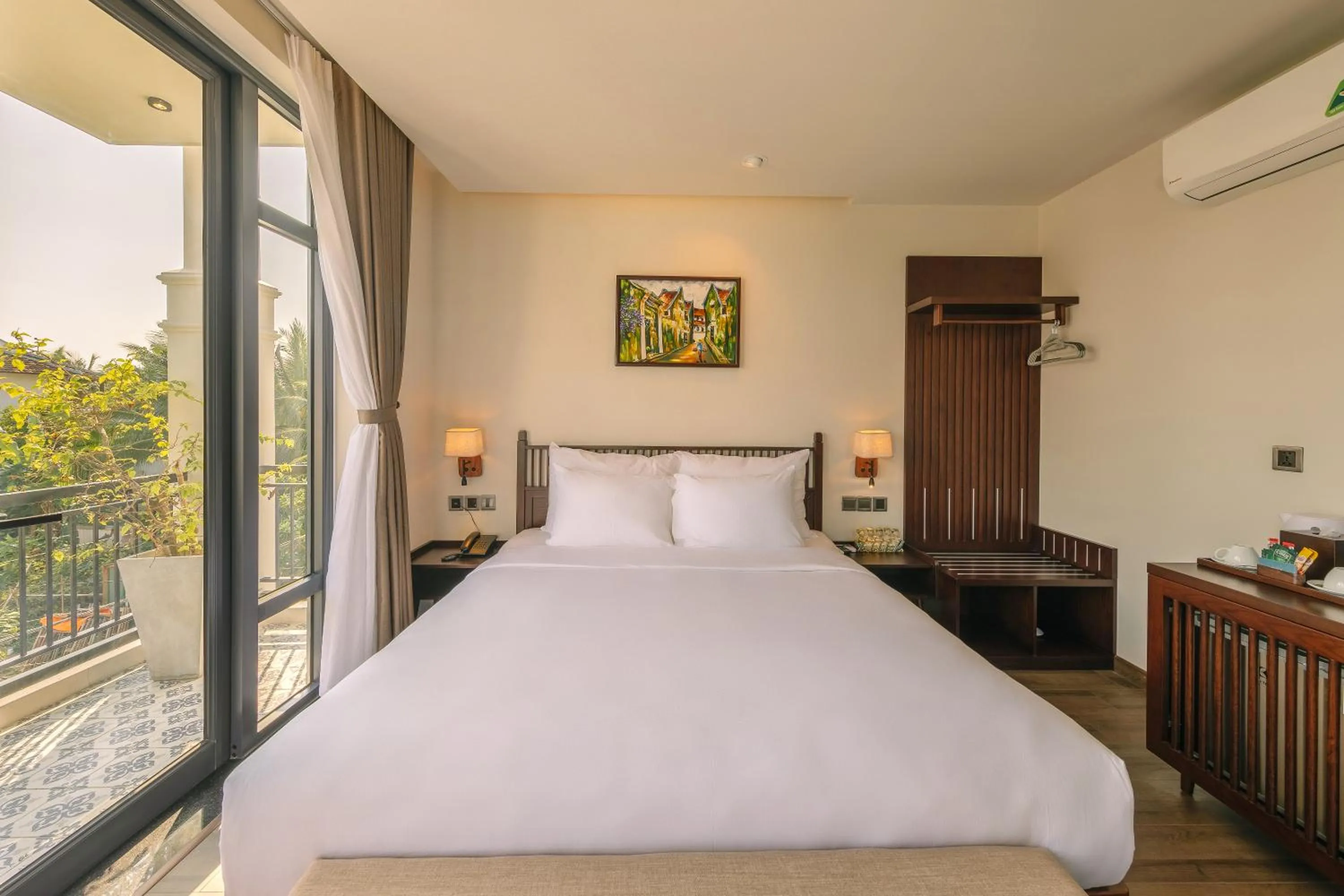 Bedroom, Bed in Volar de Faifo Villa