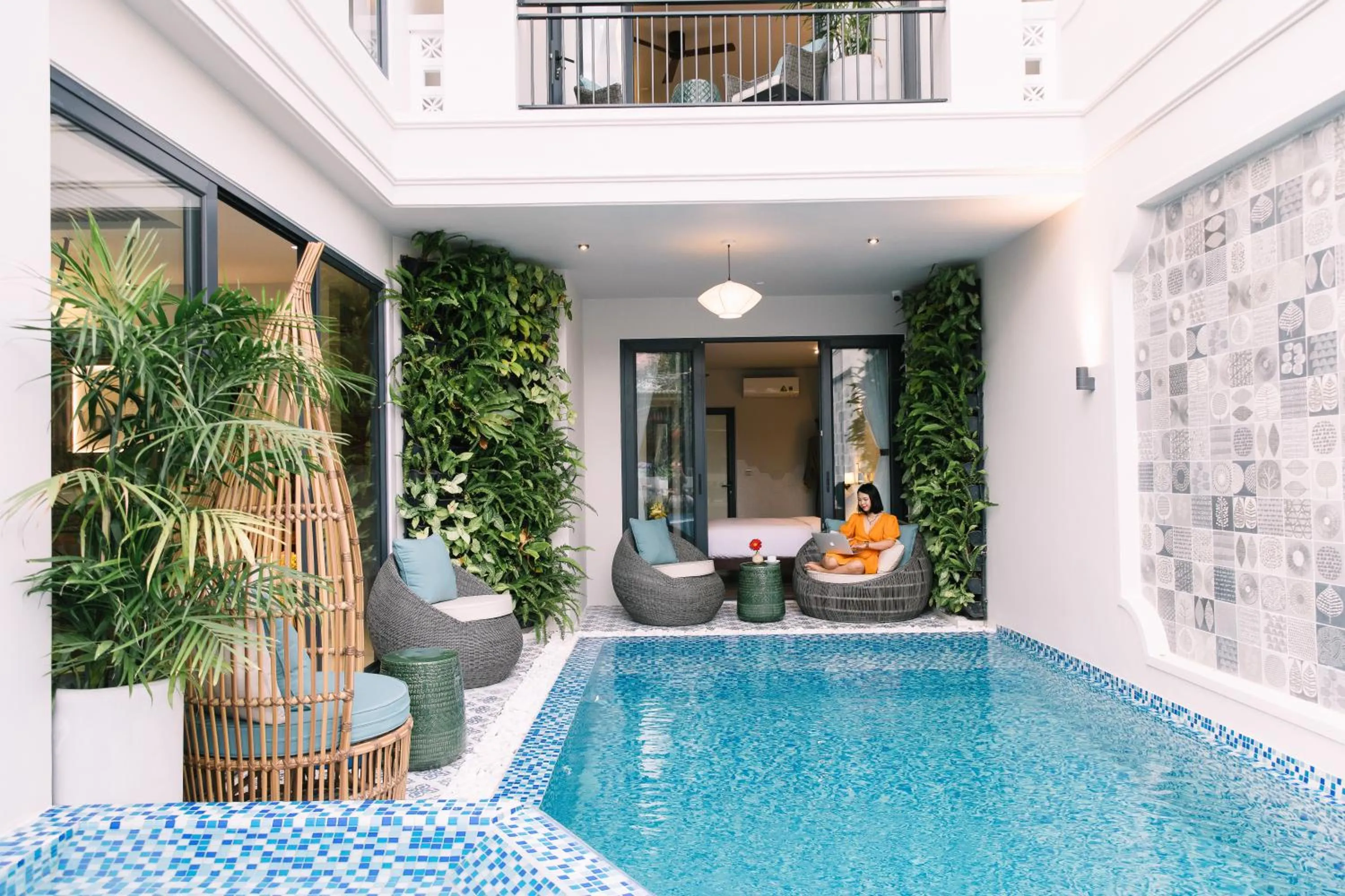 Swimming pool in Volar de Faifo Villa