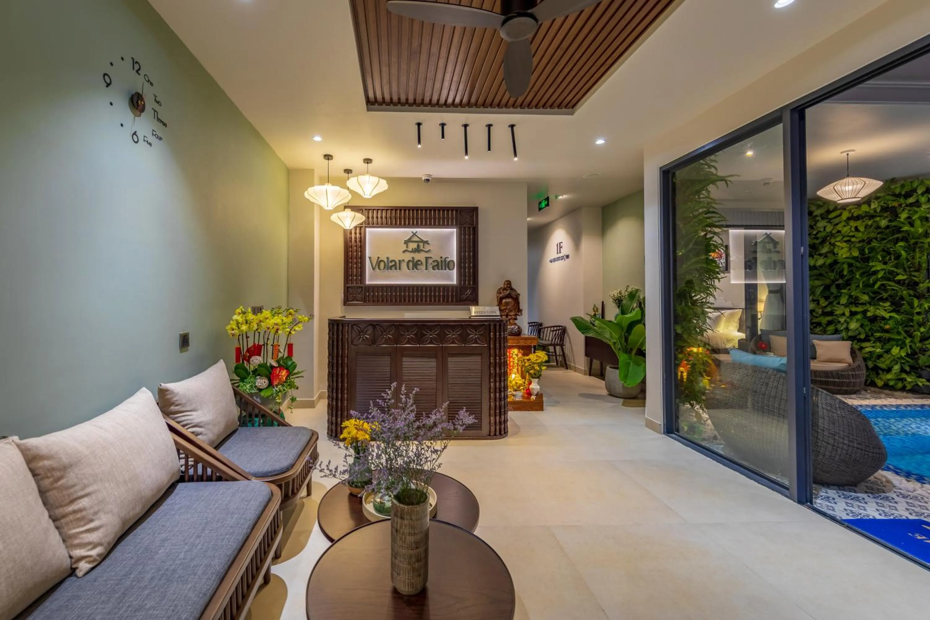 Lobby or reception in Volar de Faifo Villa