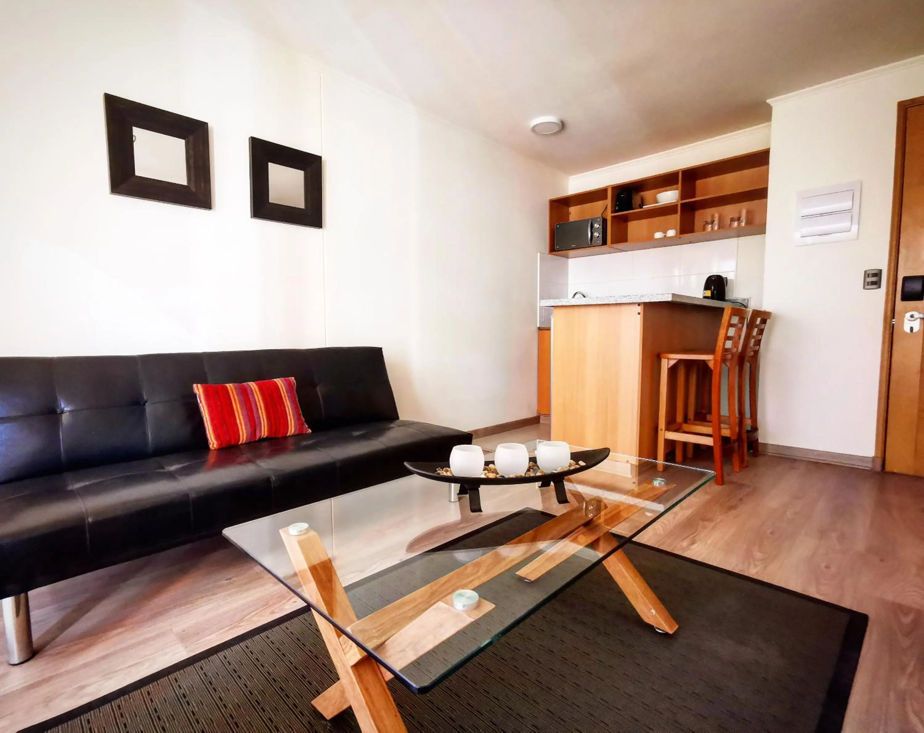 Kitchen or kitchenette in Apart Hotel Viva Providencia