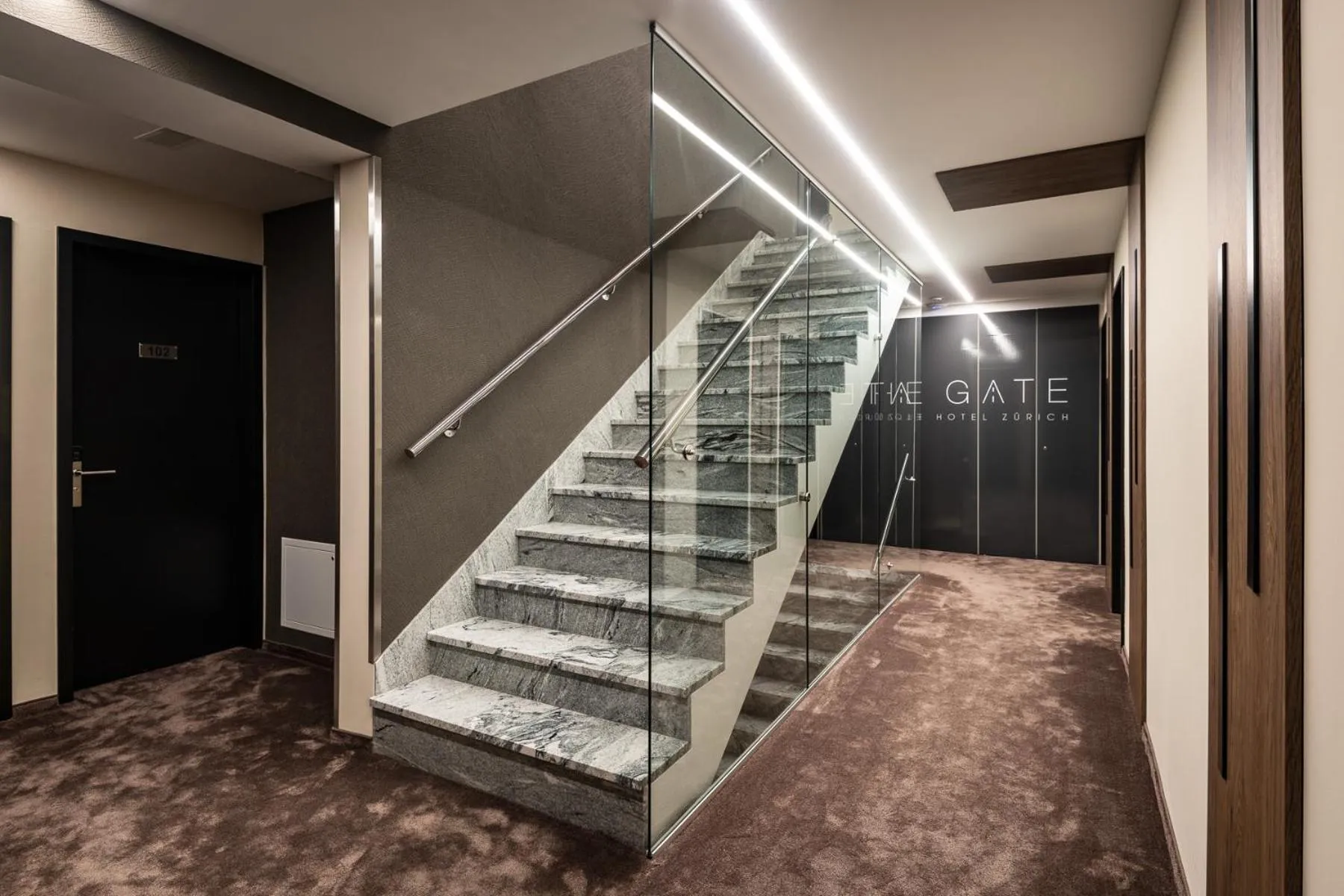 Property building in The Gate Boutique Hotel Zürich