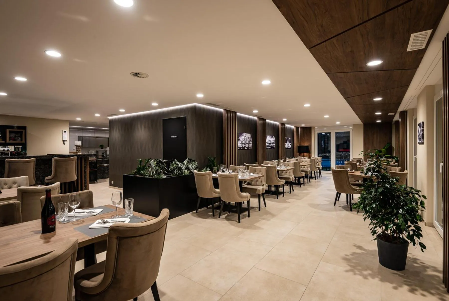 Restaurant/places to eat in The Gate Boutique Hotel Zürich