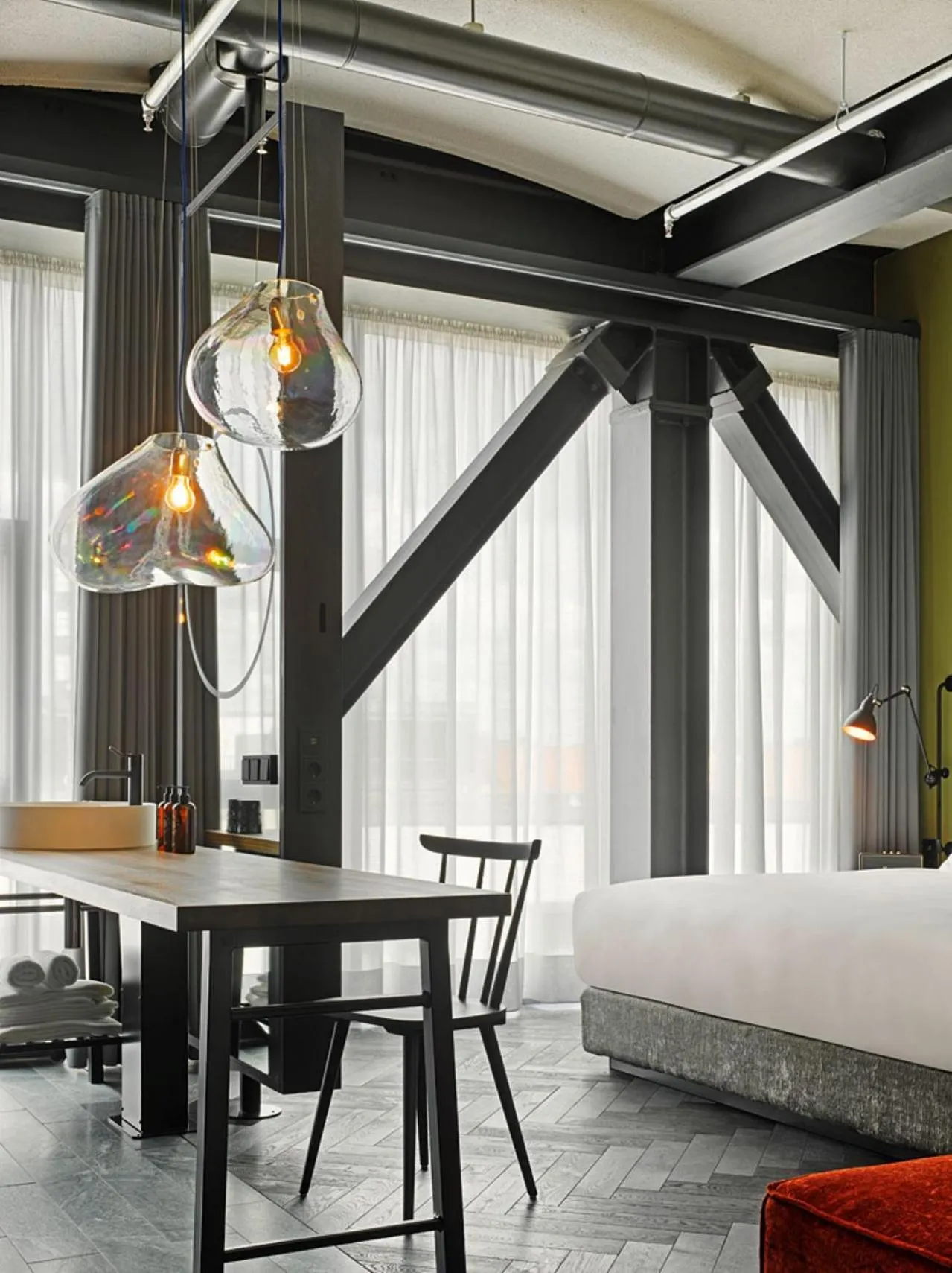 Bed in east Hotel Hamburg