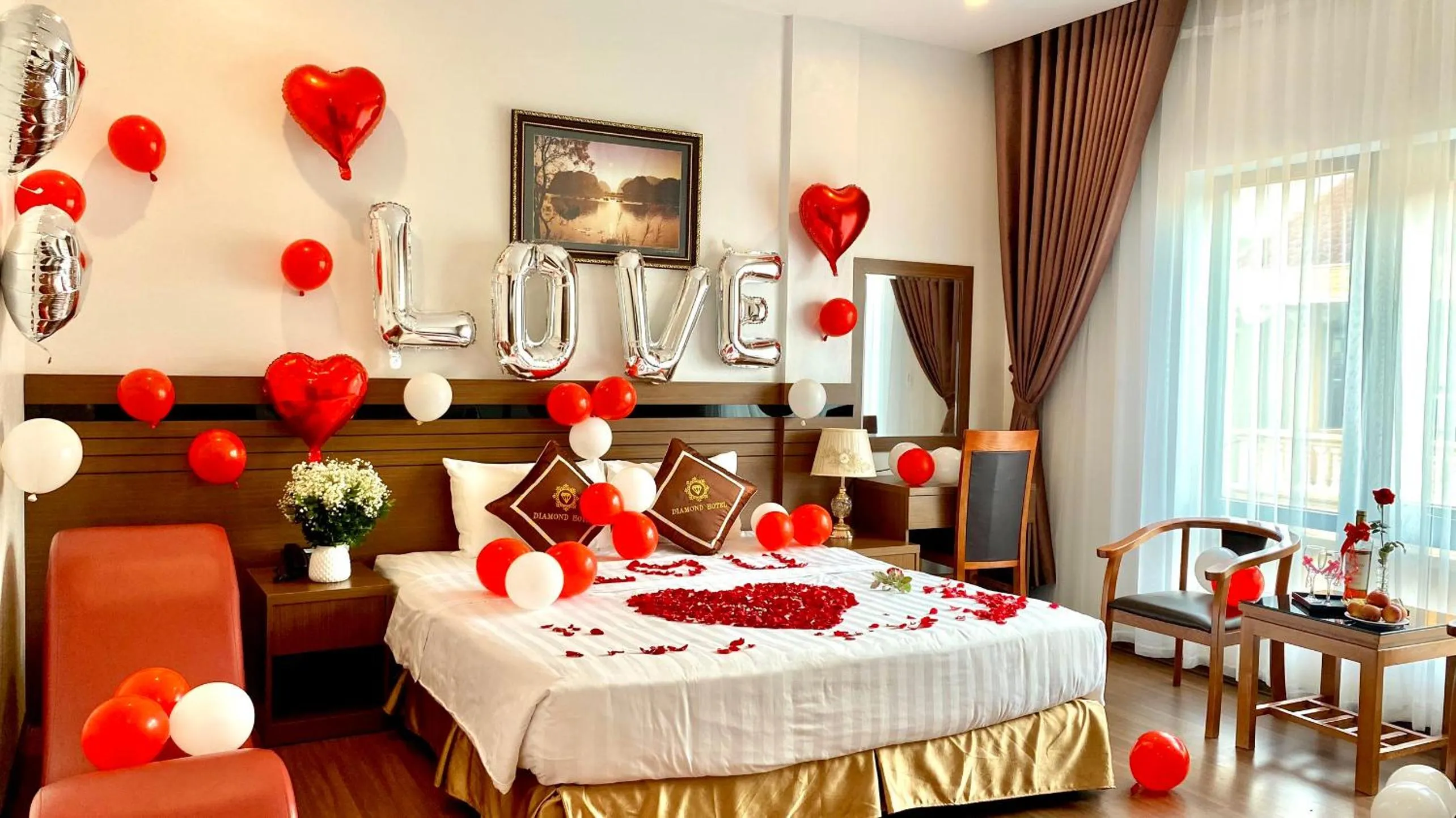 Bed in Diamond Hotel