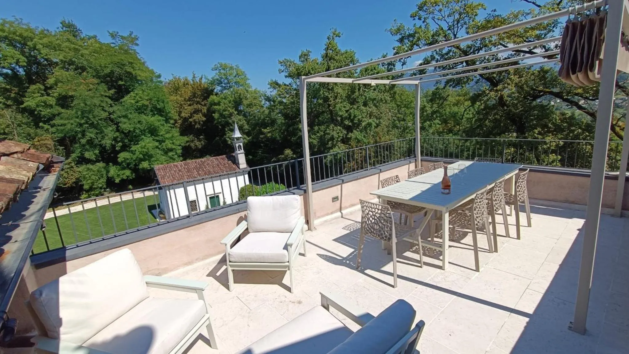 Balcony/Terrace in Villa San Liberale - Suites & Wellness - Villa Veneta