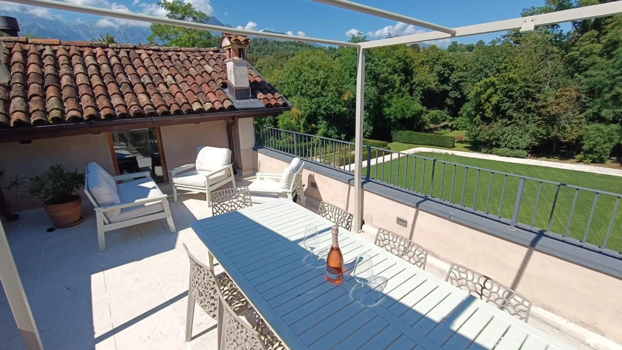 Balcony/Terrace in Villa San Liberale - Suites & Wellness - Villa Veneta
