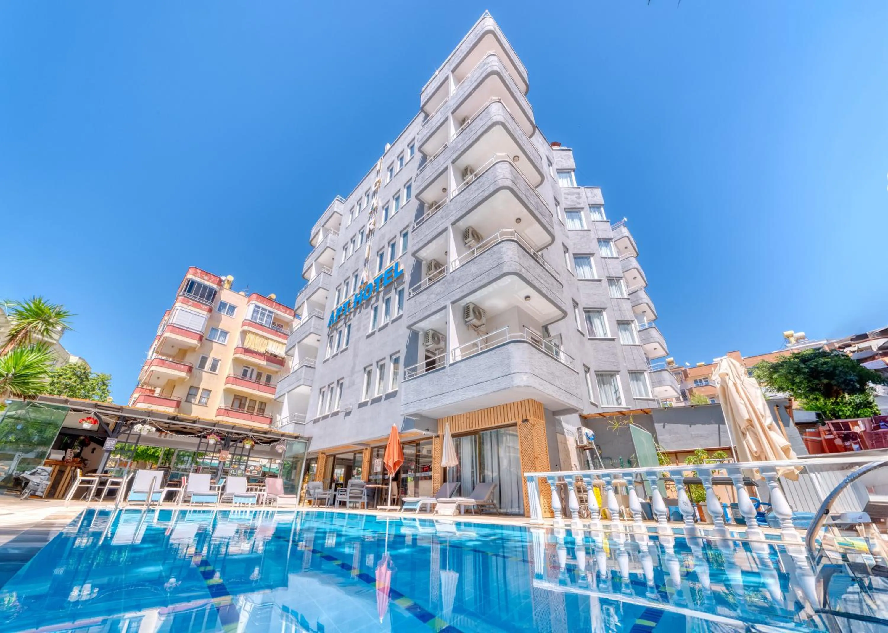 Property building in Kleopatra ICARIA Apart Hotel