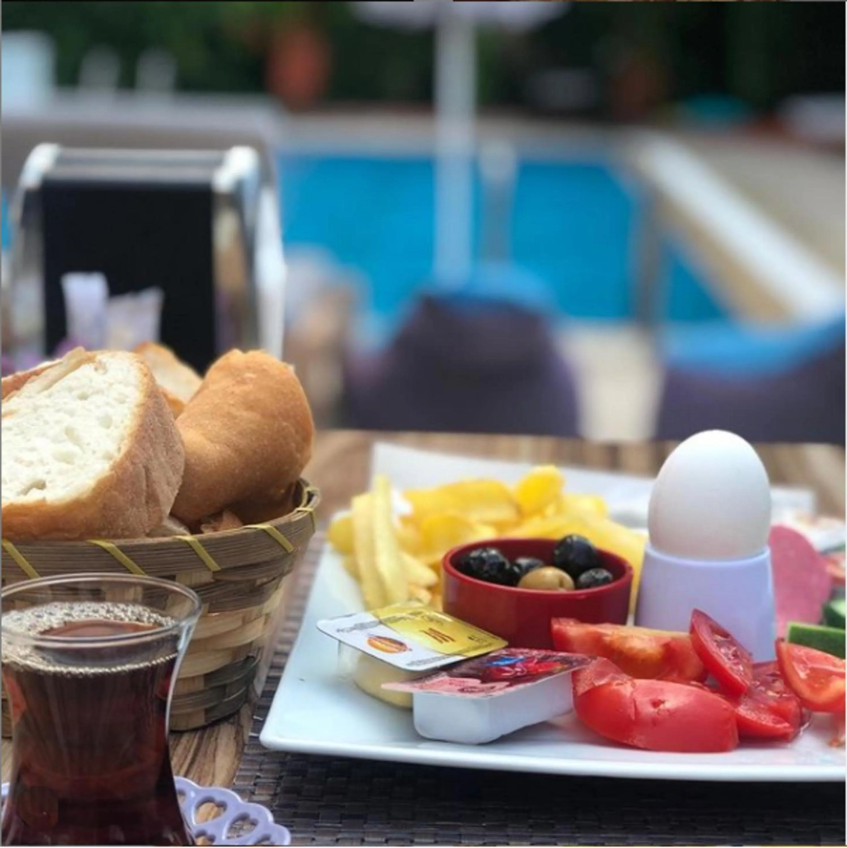 Breakfast in Kleopatra ICARIA Apart Hotel