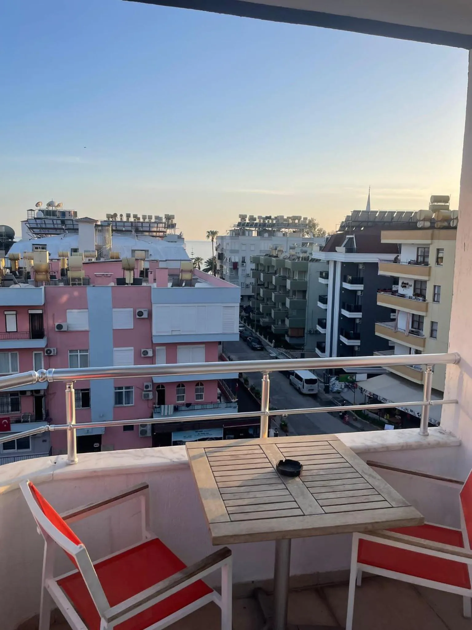 Balcony/Terrace in Kleopatra ICARIA Apart Hotel