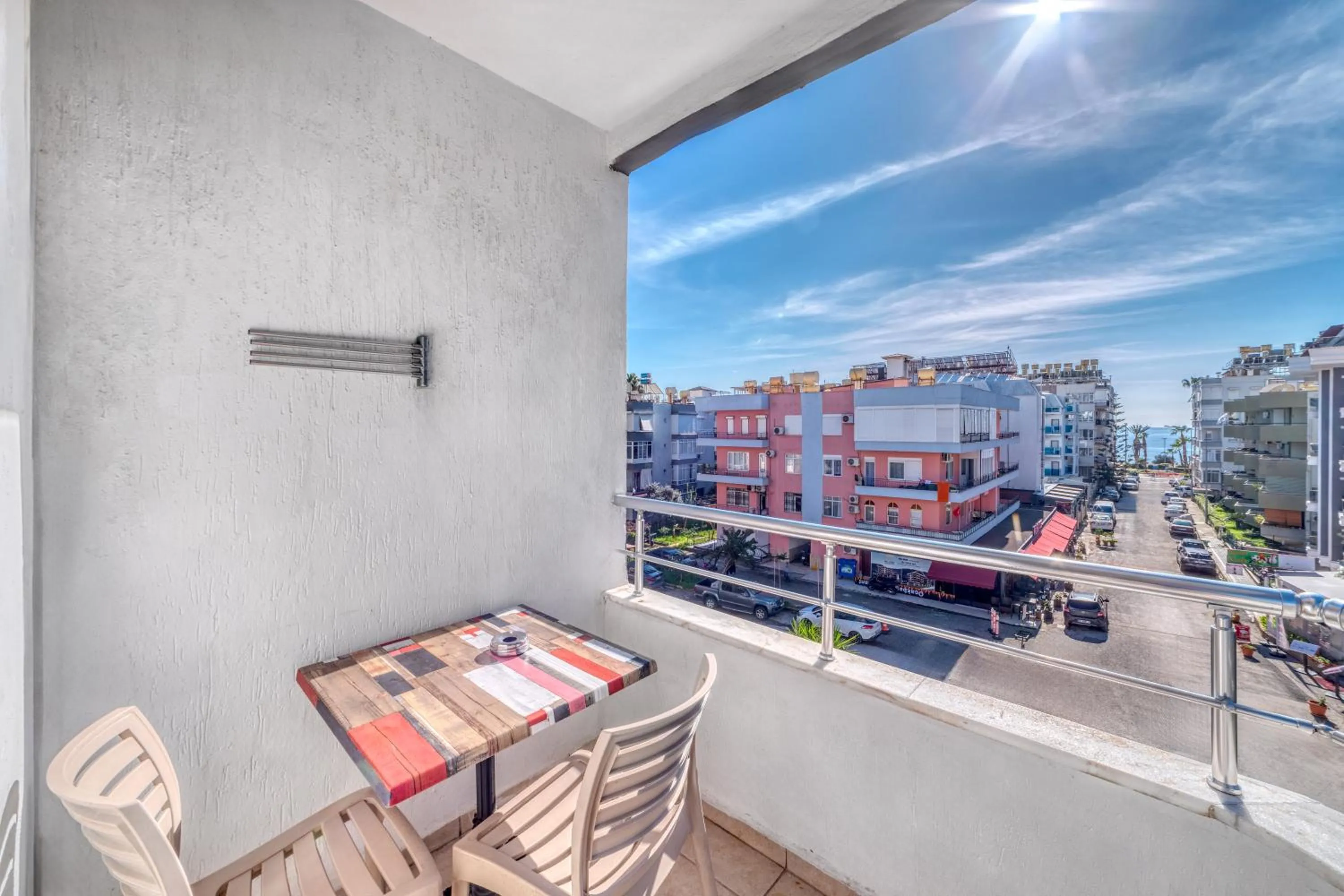 Balcony/Terrace in Kleopatra ICARIA Apart Hotel