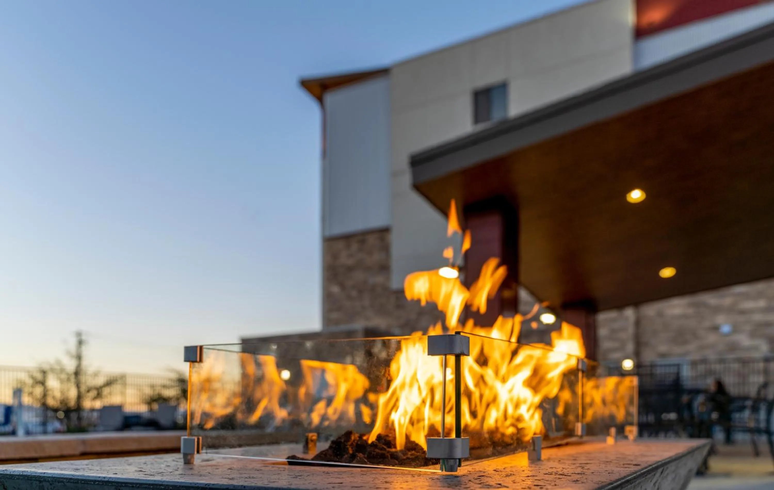 fireplace in My Place Hotel-Phoenix West/Avondale, AZ