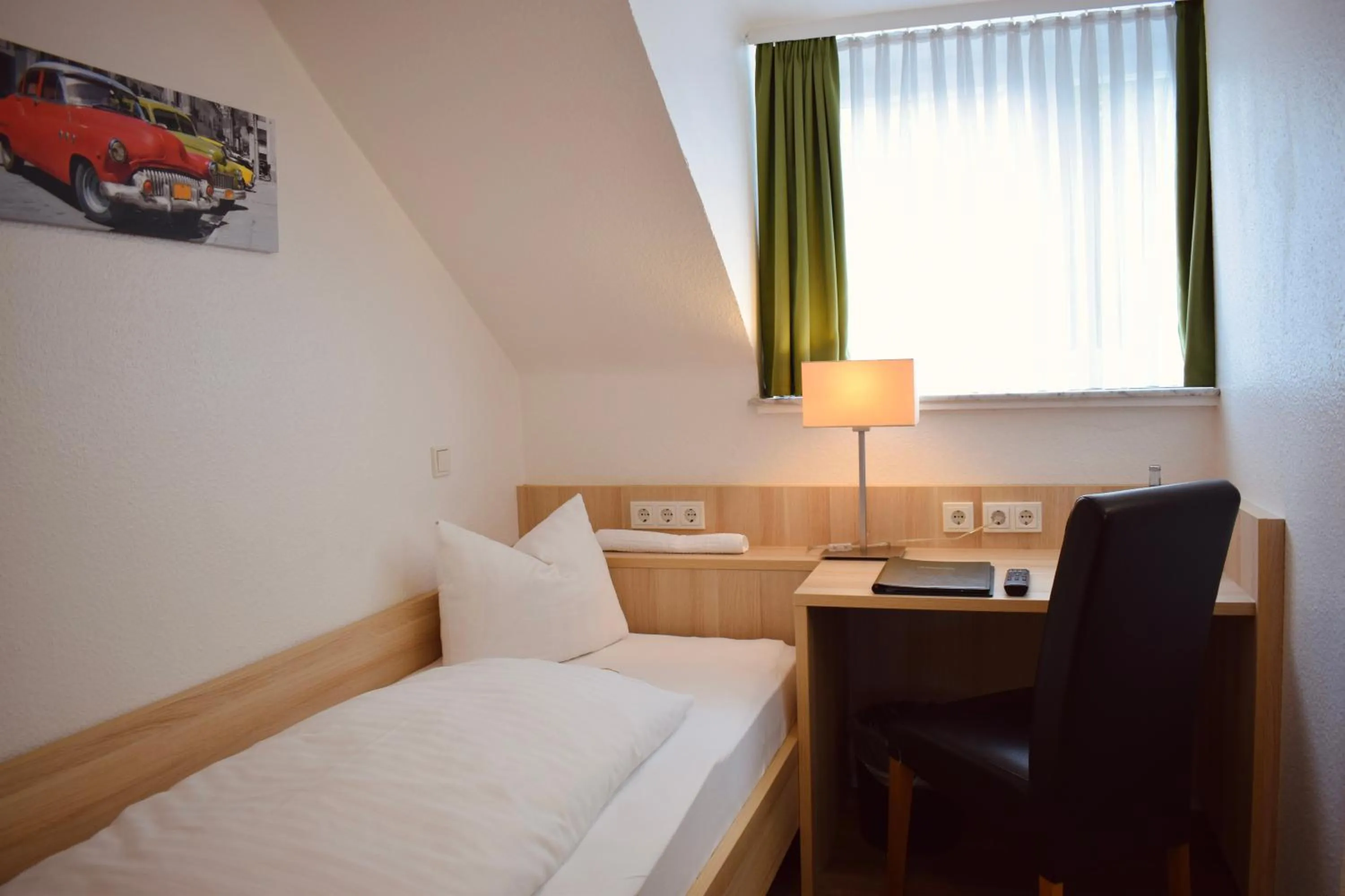 Photo of the whole room, Bed in Hotel Zur Traube