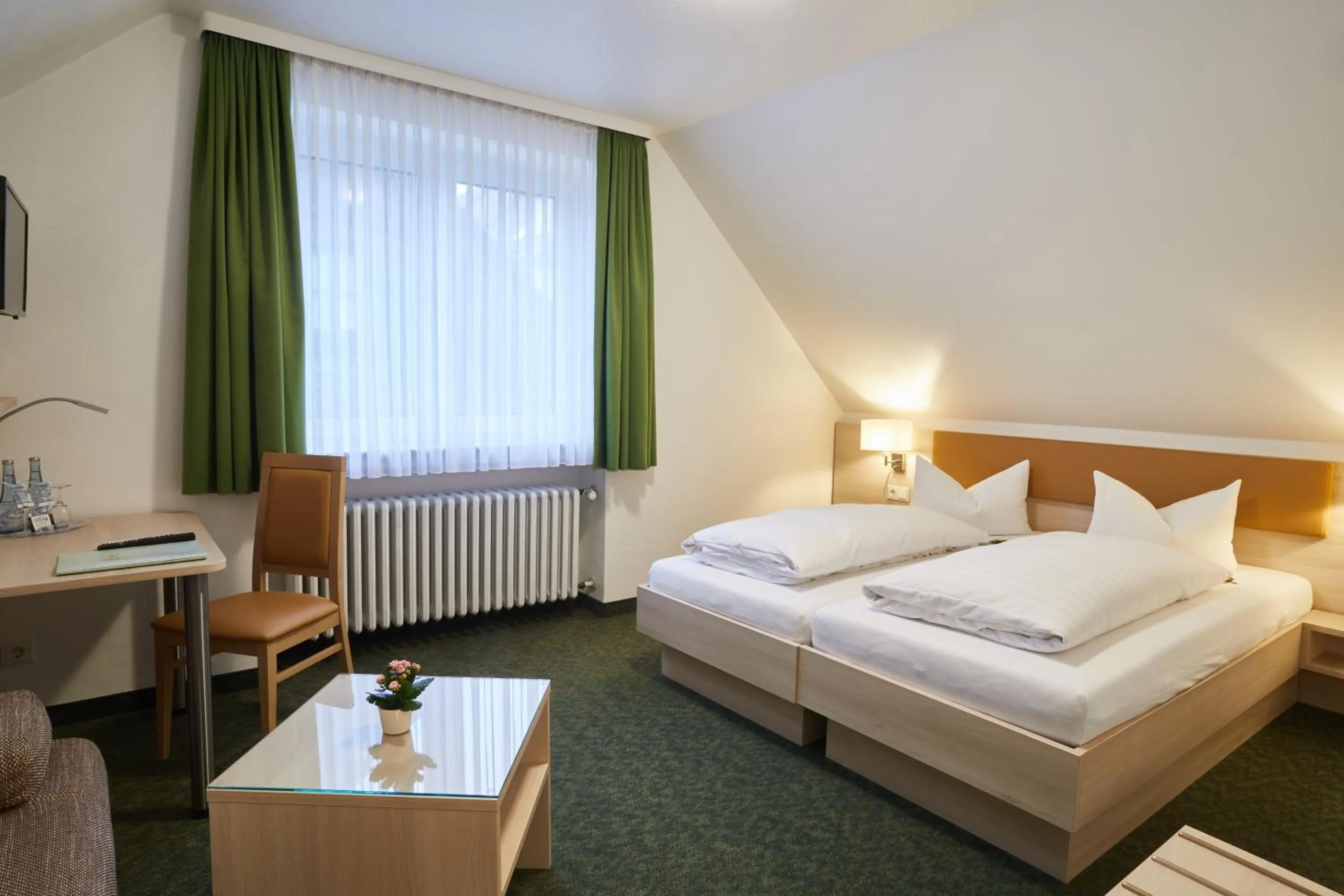 Photo of the whole room, Bed in Hotel Zur Traube