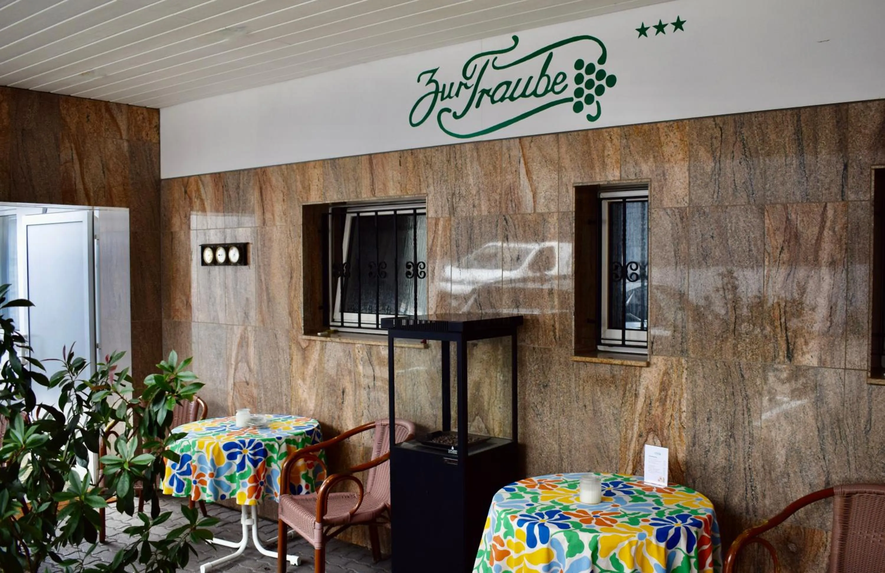 Patio in Hotel Zur Traube