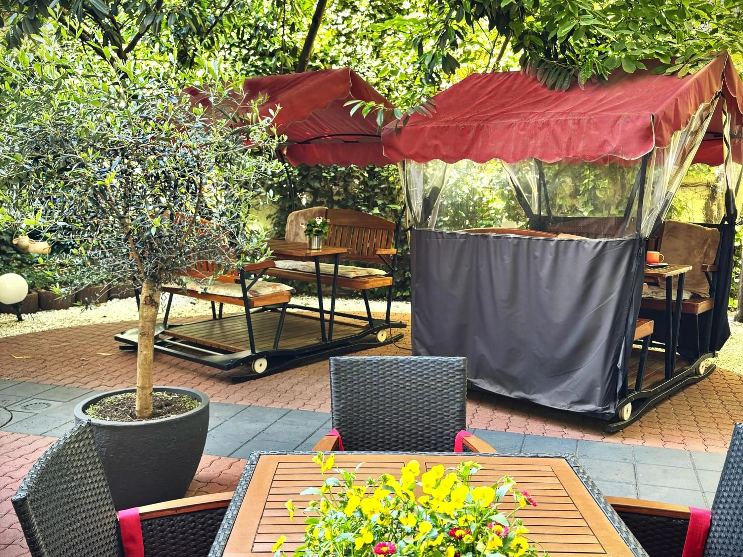 Patio in Hotel Berlin