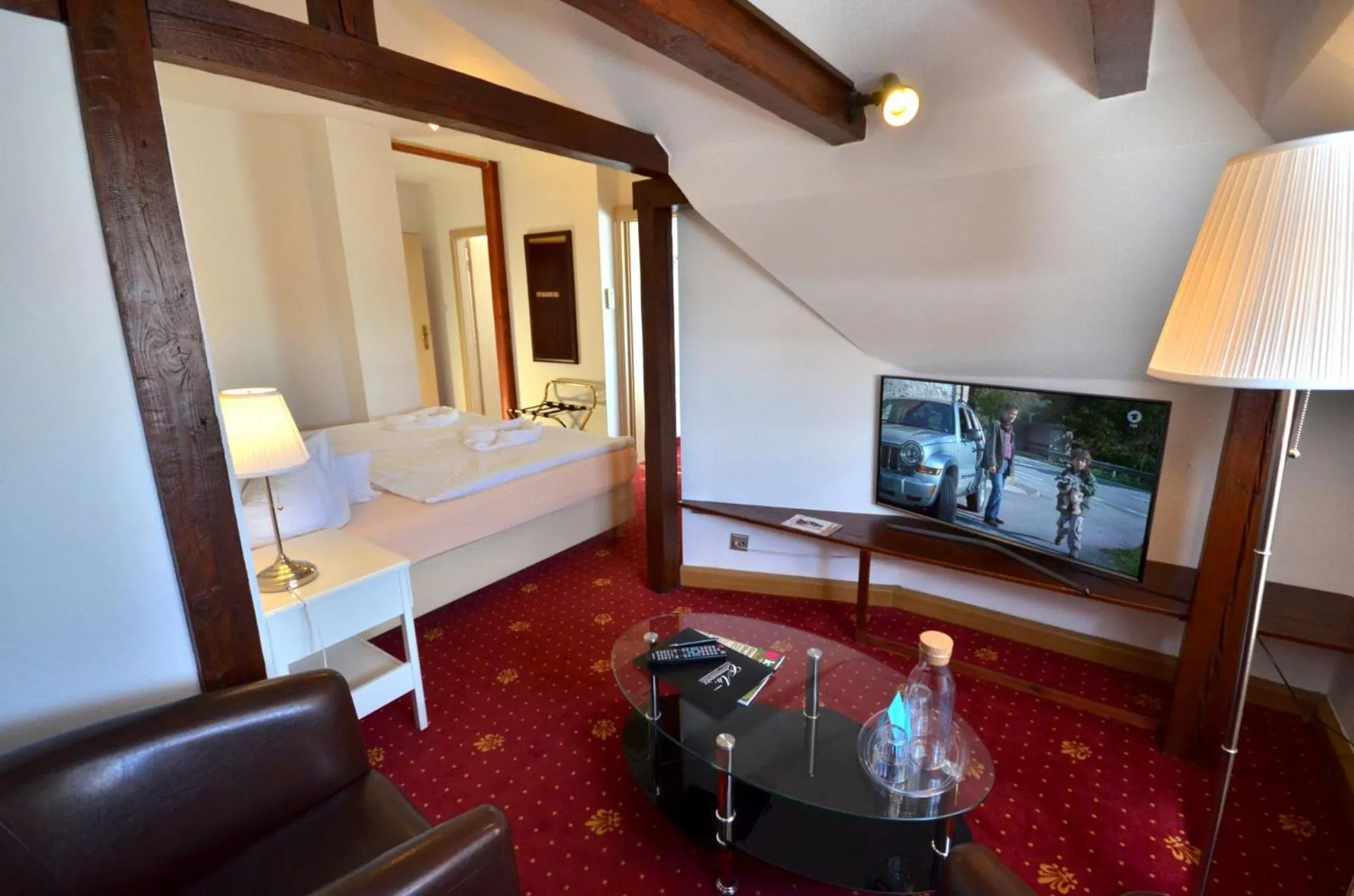 TV and multimedia, Bed in Hotel Alt-Connewitz