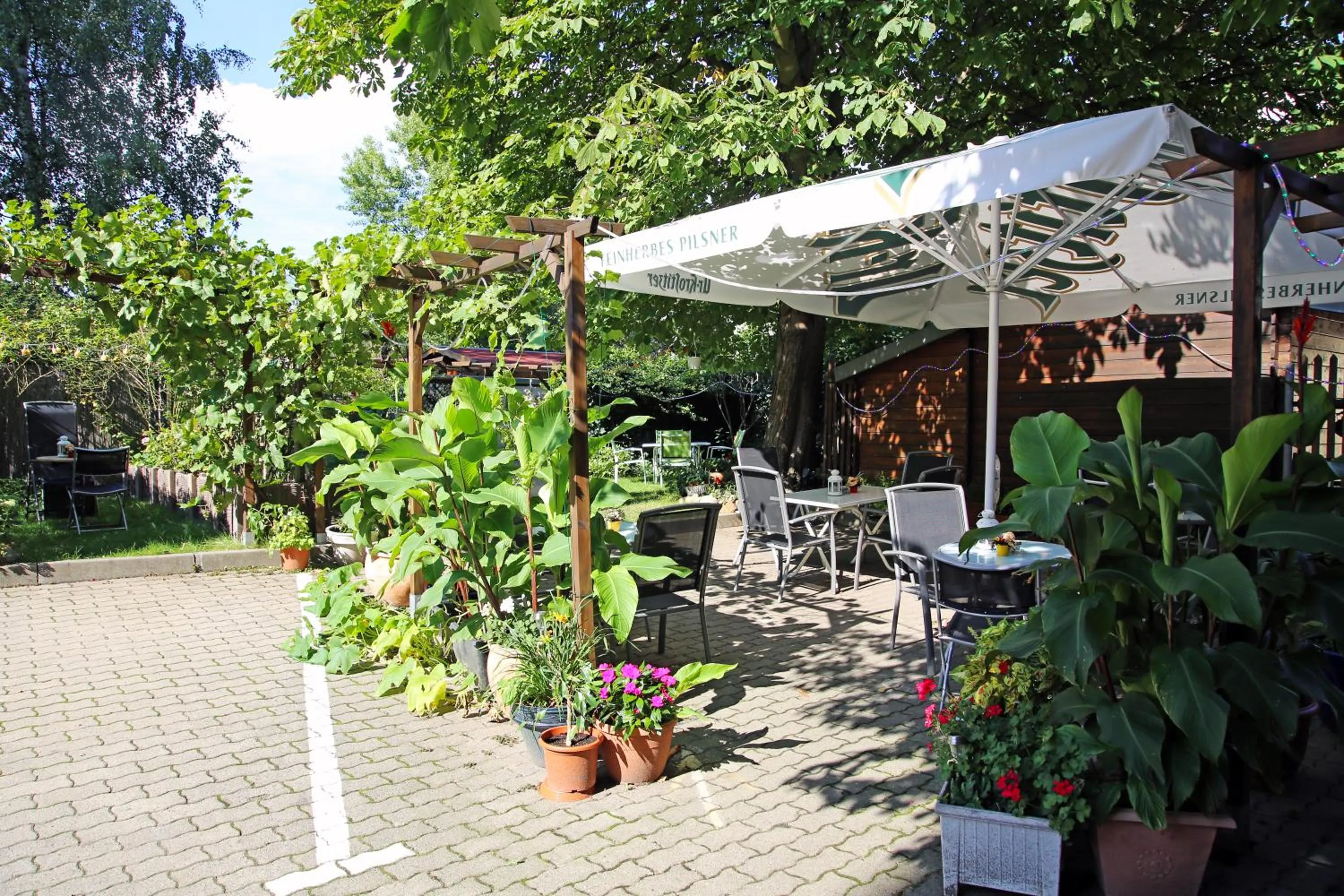 Patio in Hotel Alt-Connewitz