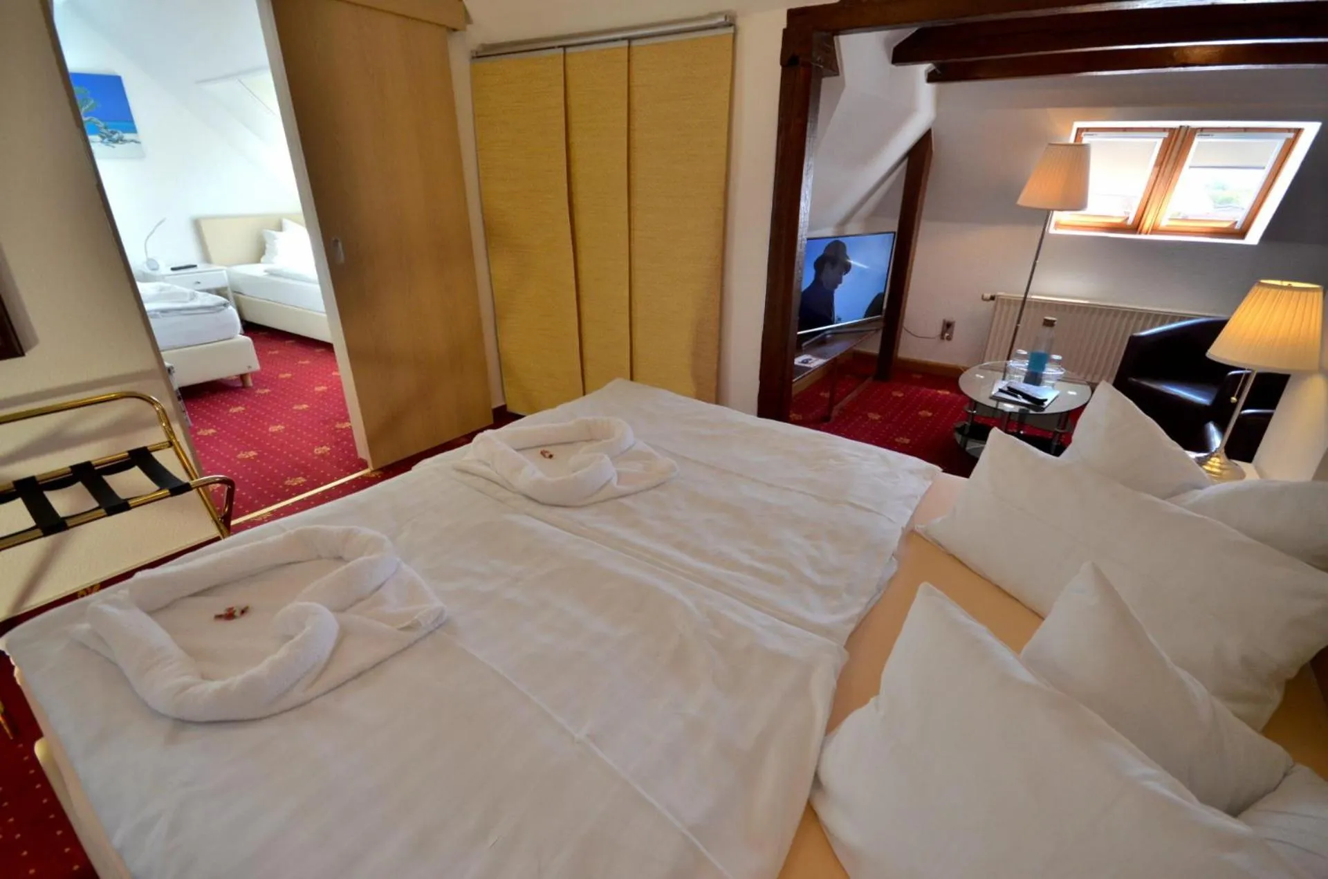 Bed in Hotel Alt-Connewitz