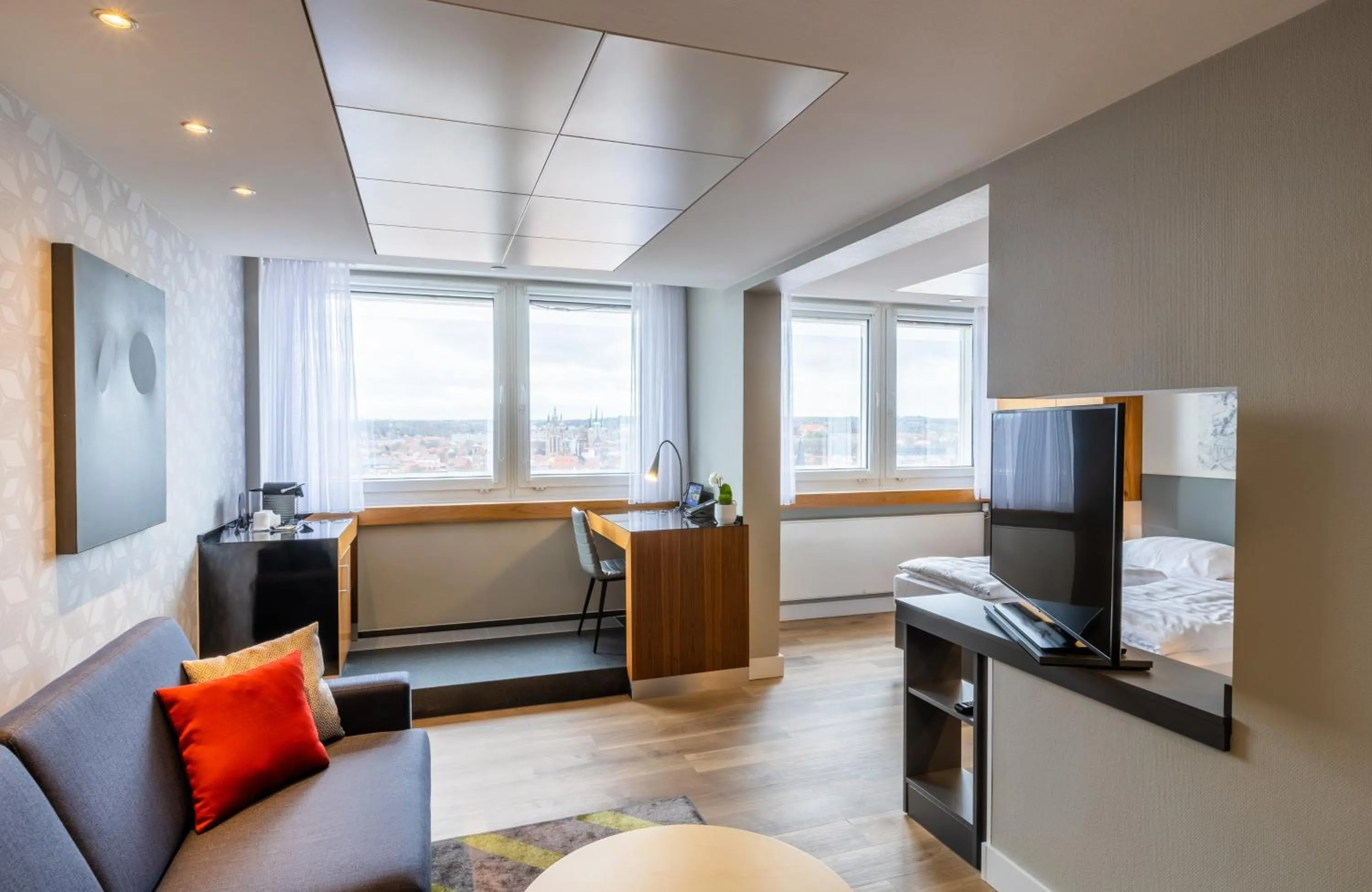 Photo of the whole room in NYX Hotel Erfurt by Leonardo Hotels