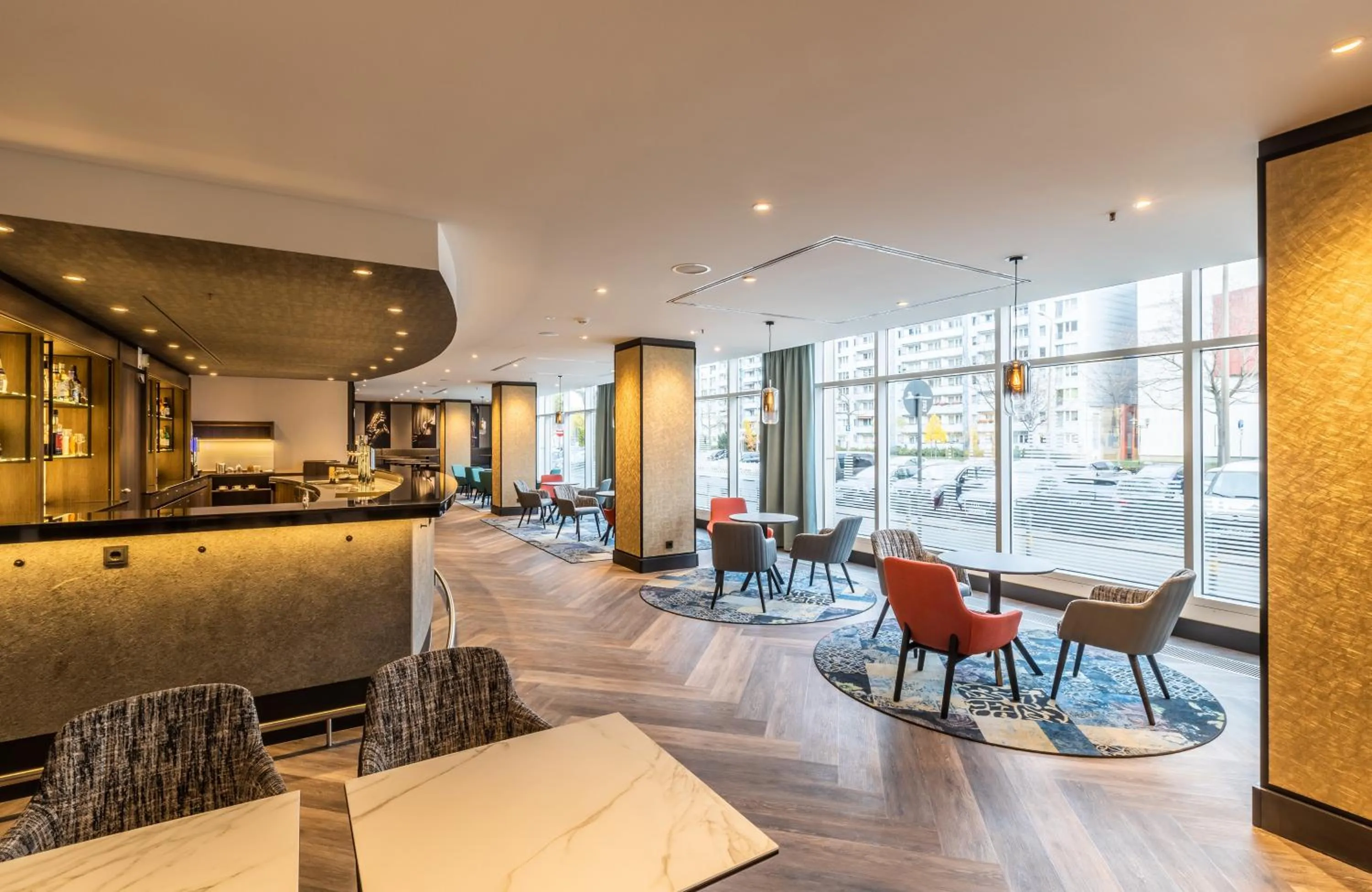 Lounge or bar in NYX Hotel Erfurt by Leonardo Hotels