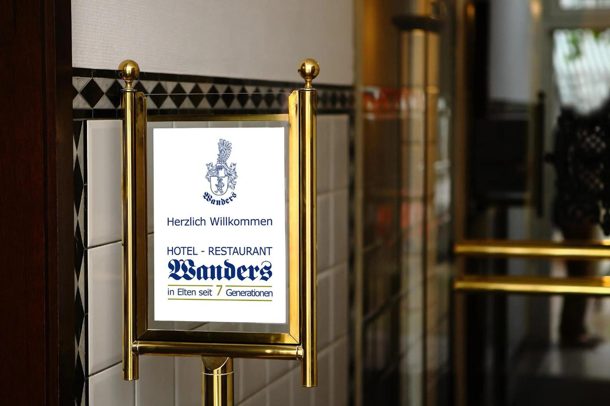 Property logo or sign in Hotel-Restaurant Wanders