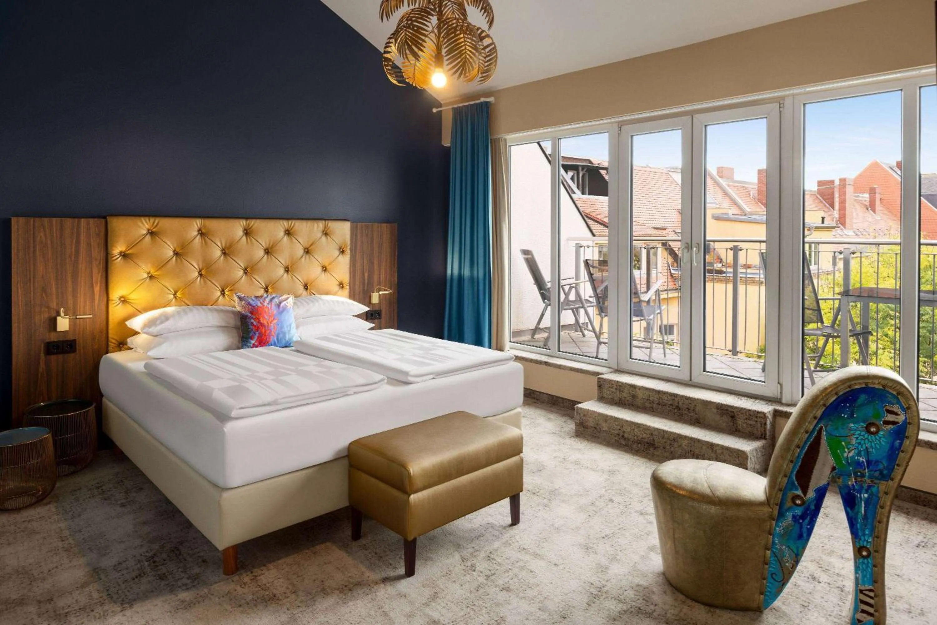 Bed in Amedia Hotel & Suites Leipzig, Trademark Collection by Wyndham