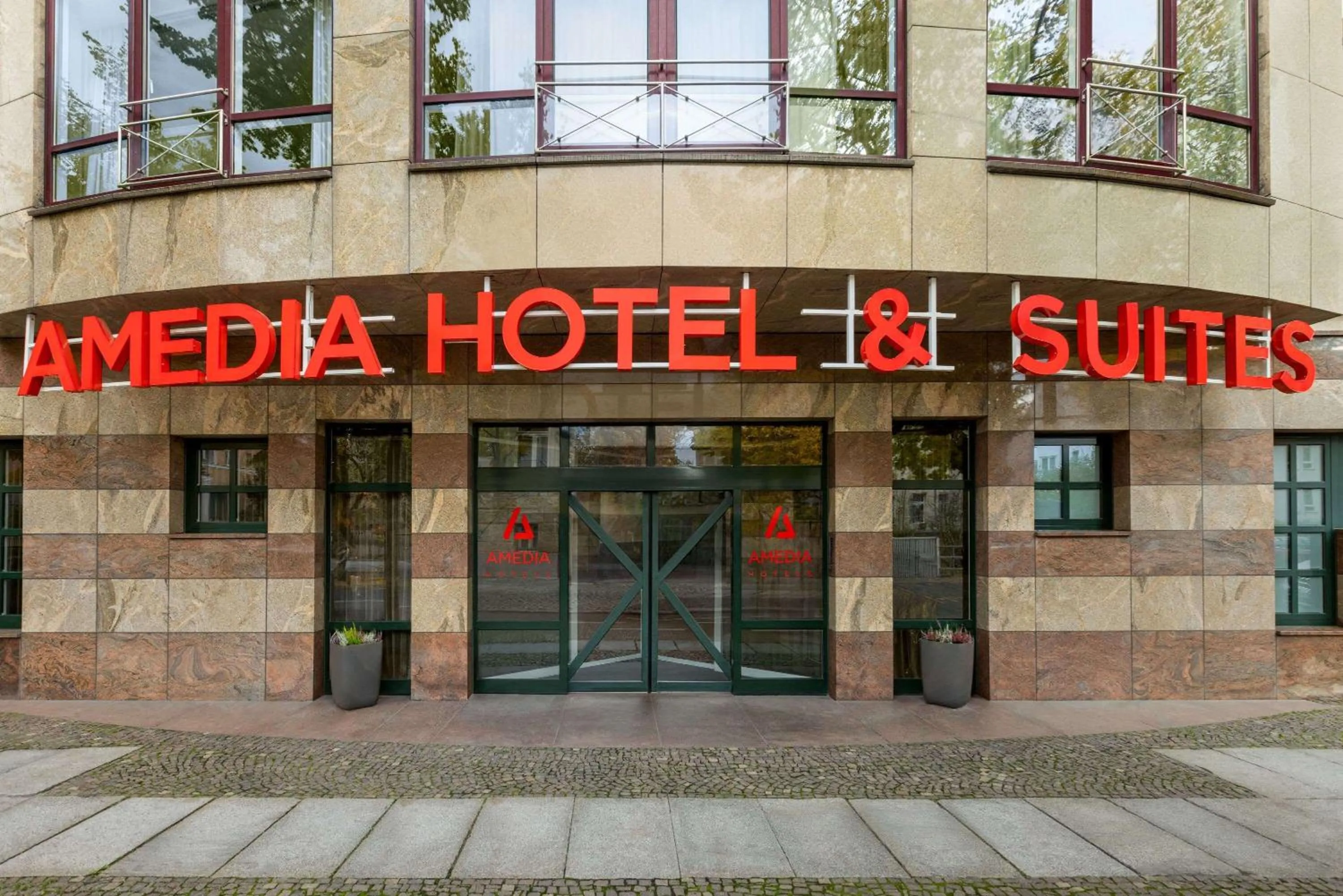 Property building in Amedia Hotel & Suites Leipzig, Trademark Collection by Wyndham