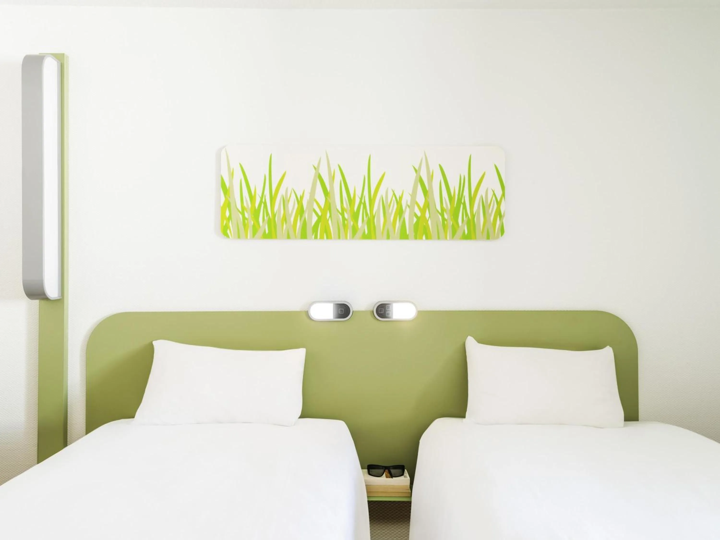 Bedroom, Bed in ibis budget Krefeld Messe-Düsseldorf