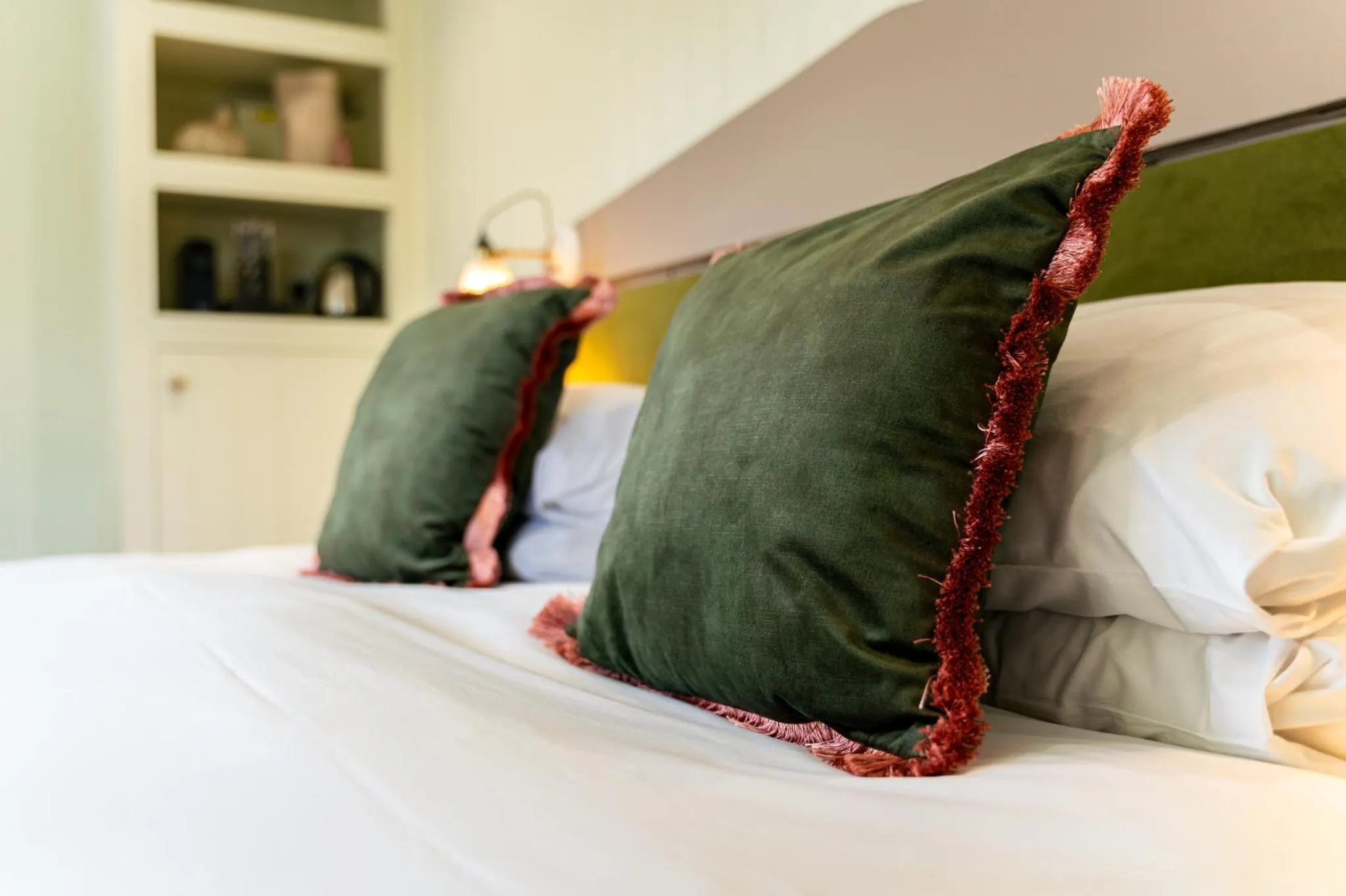 Bed in Titchwell Manor Hotel