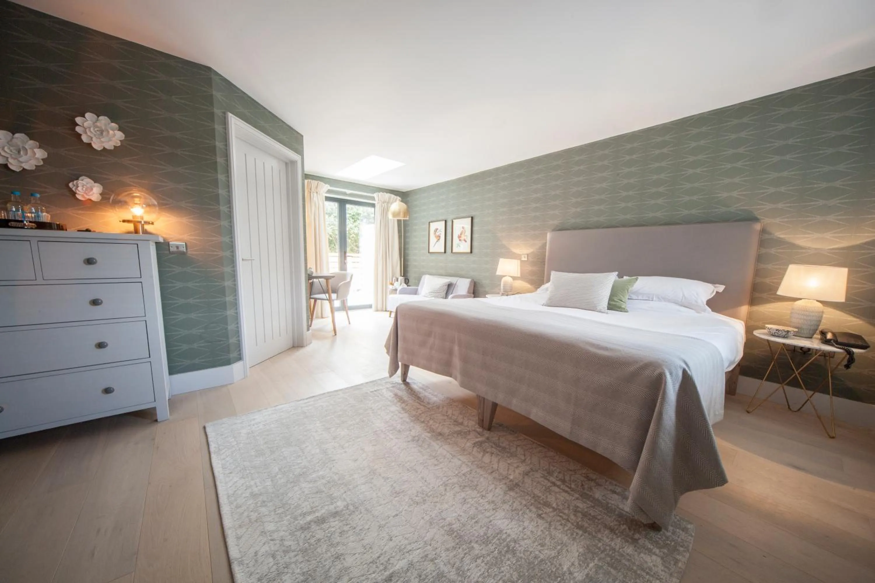 Bedroom, Bed in Titchwell Manor Hotel