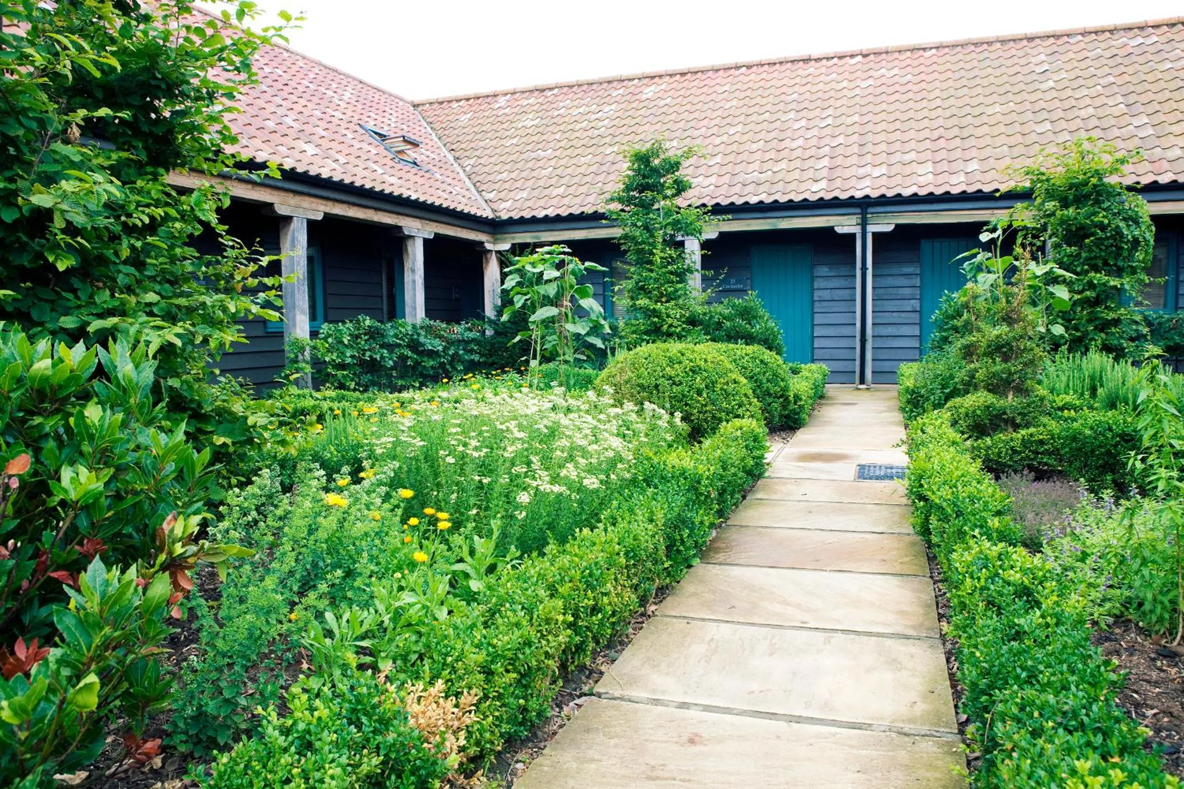 Garden in Titchwell Manor Hotel