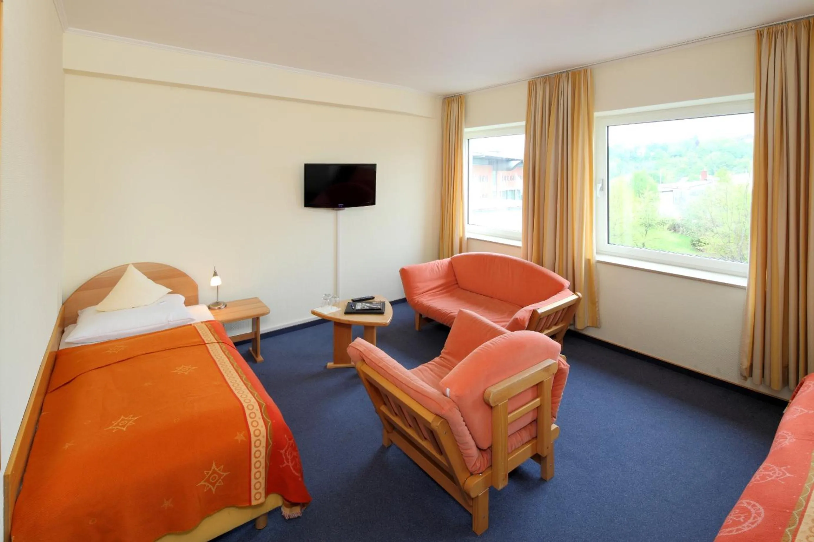 TV and multimedia, Bed in Hotel Am Segelhafen