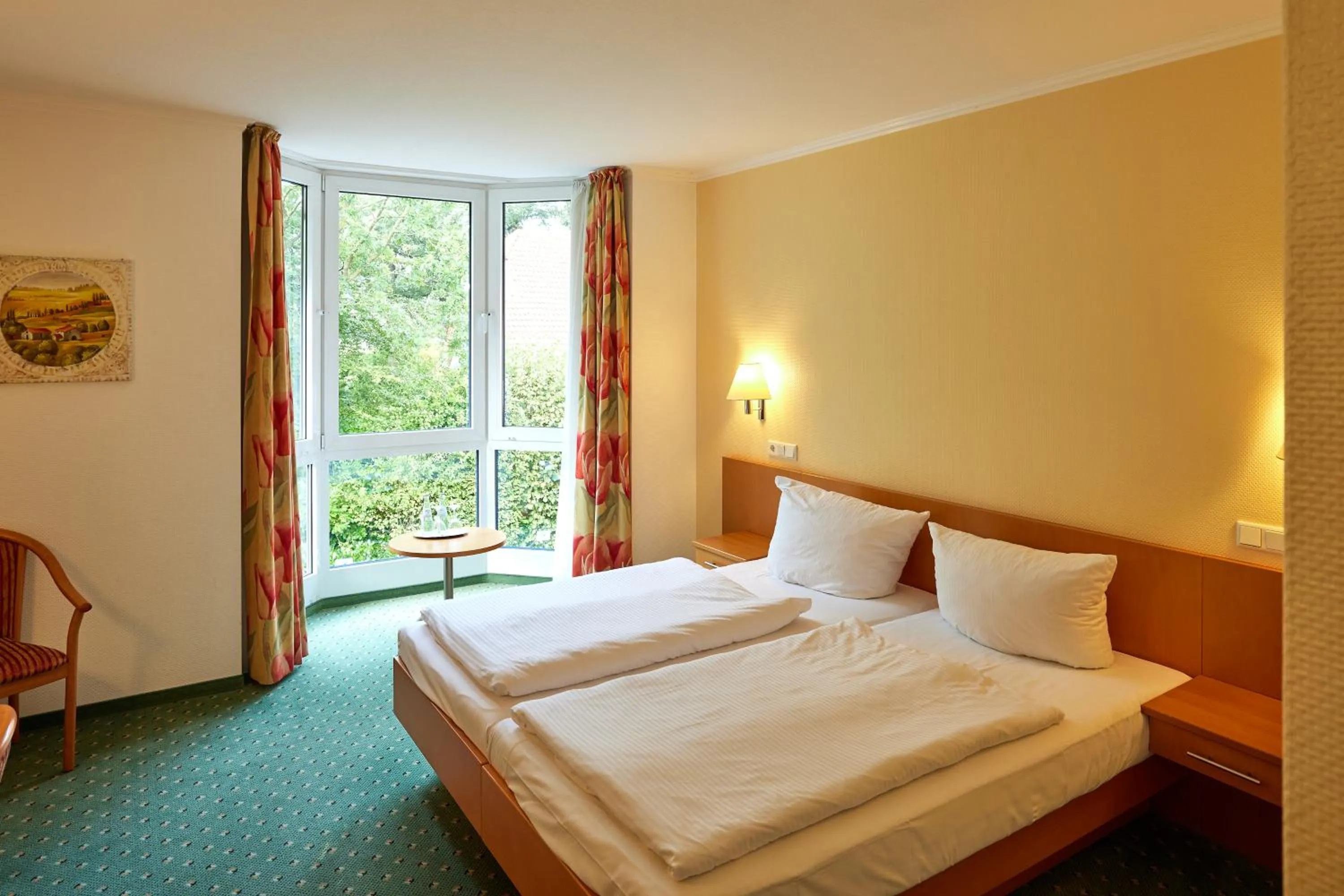 Bed in Hotel Restaurant Stegemann