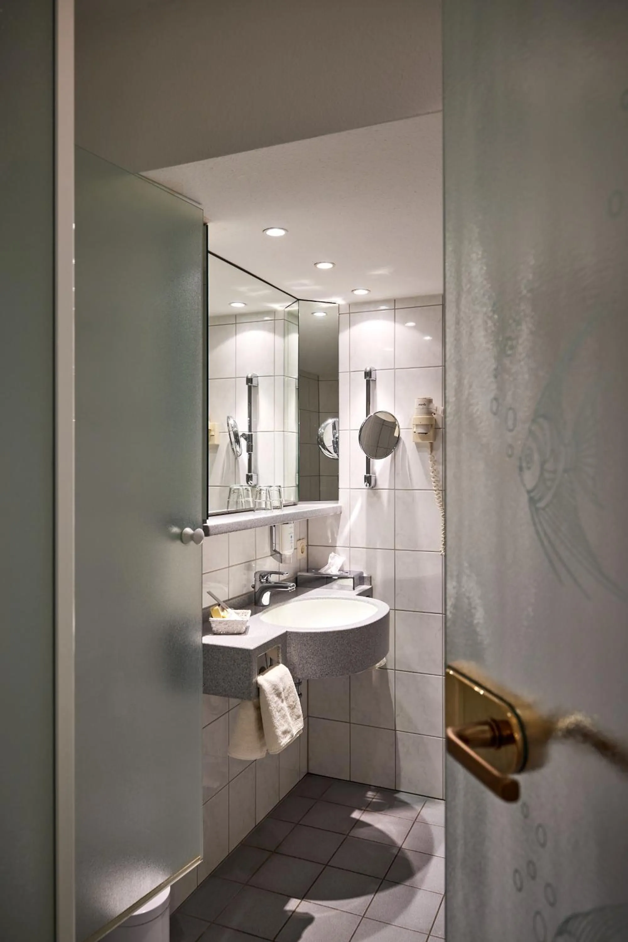 Shower in Hotel Restaurant Stegemann