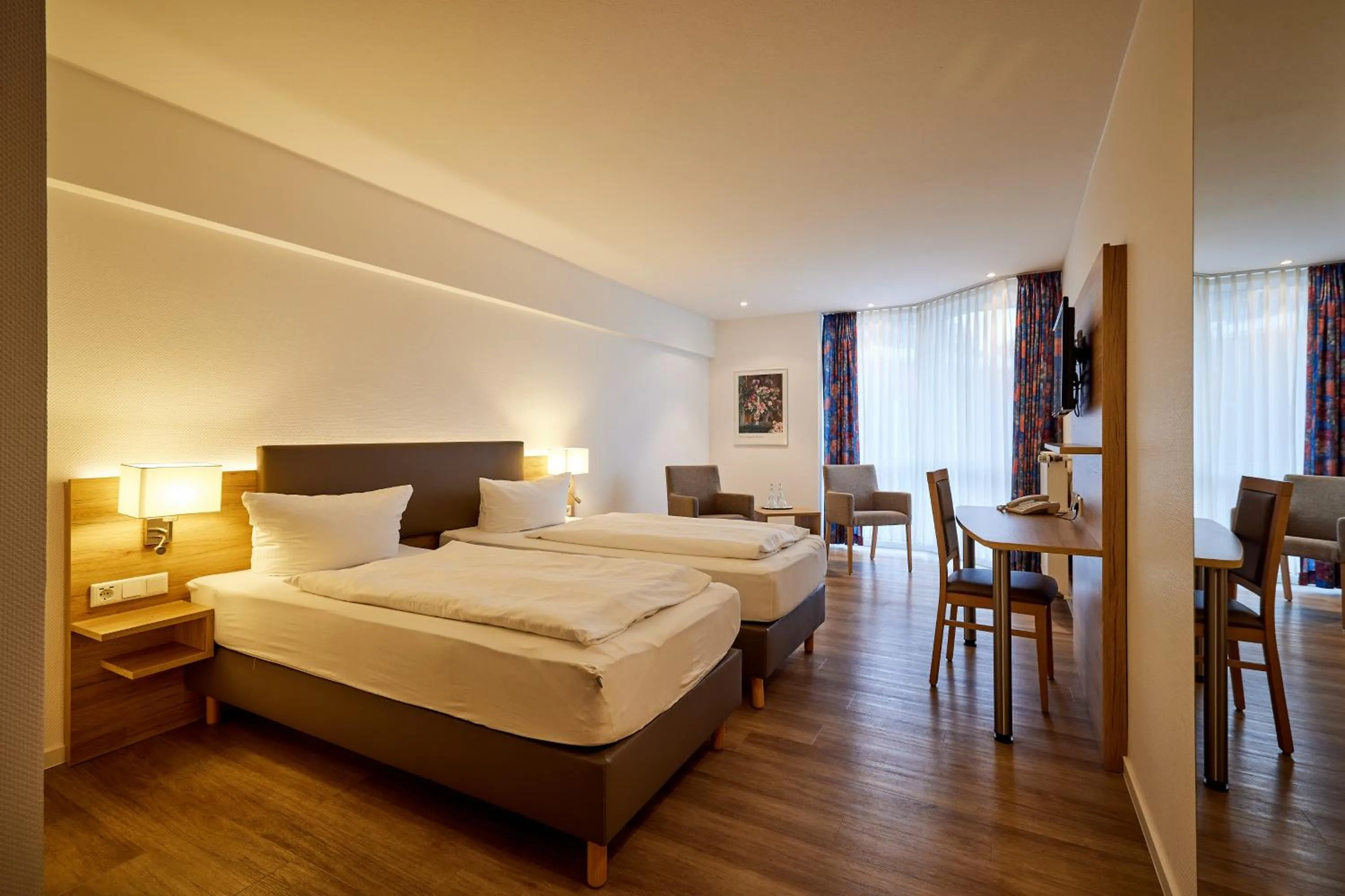Bed in Hotel Restaurant Stegemann