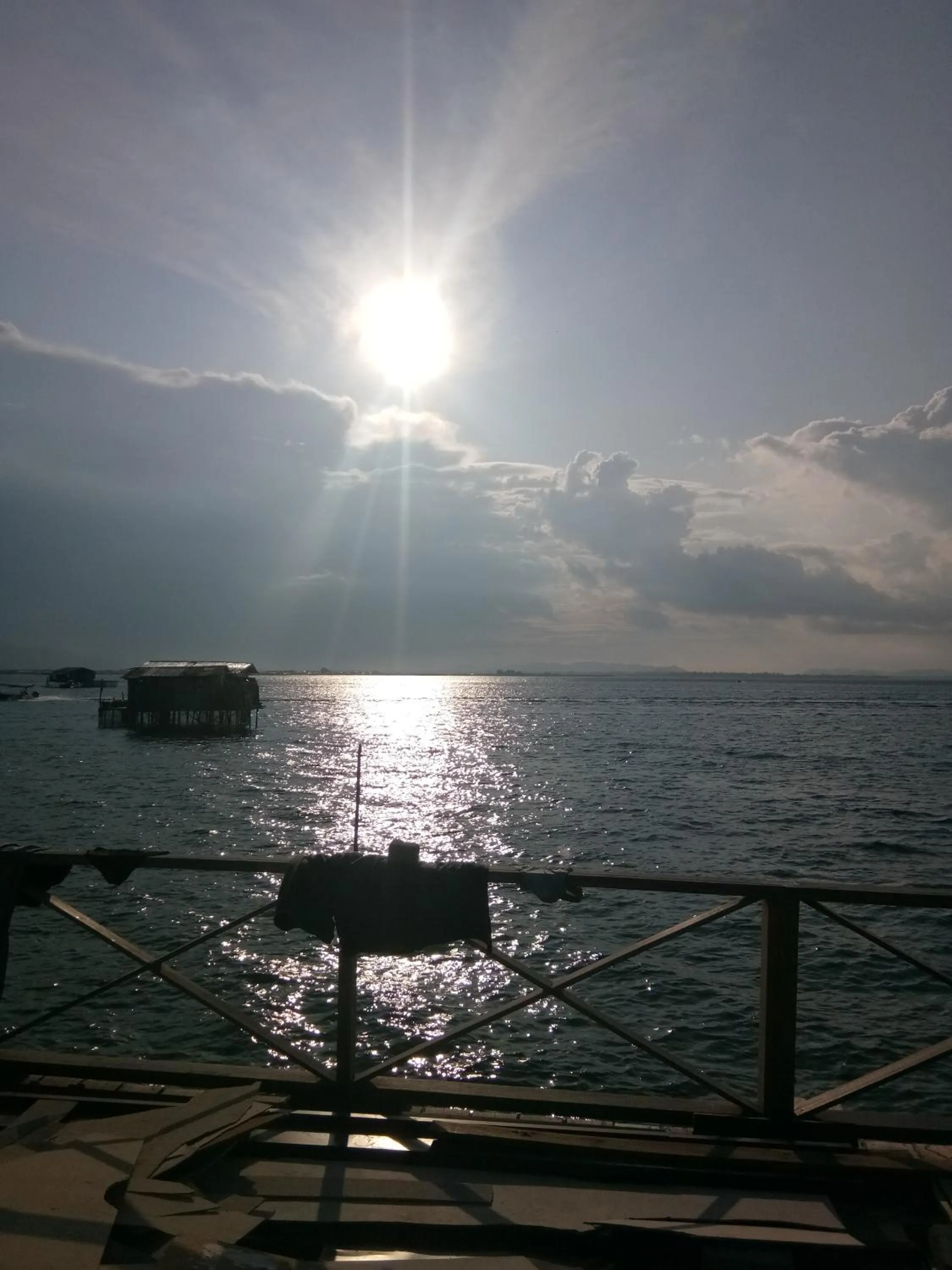 Sunset in Sea Star Resort Semporna