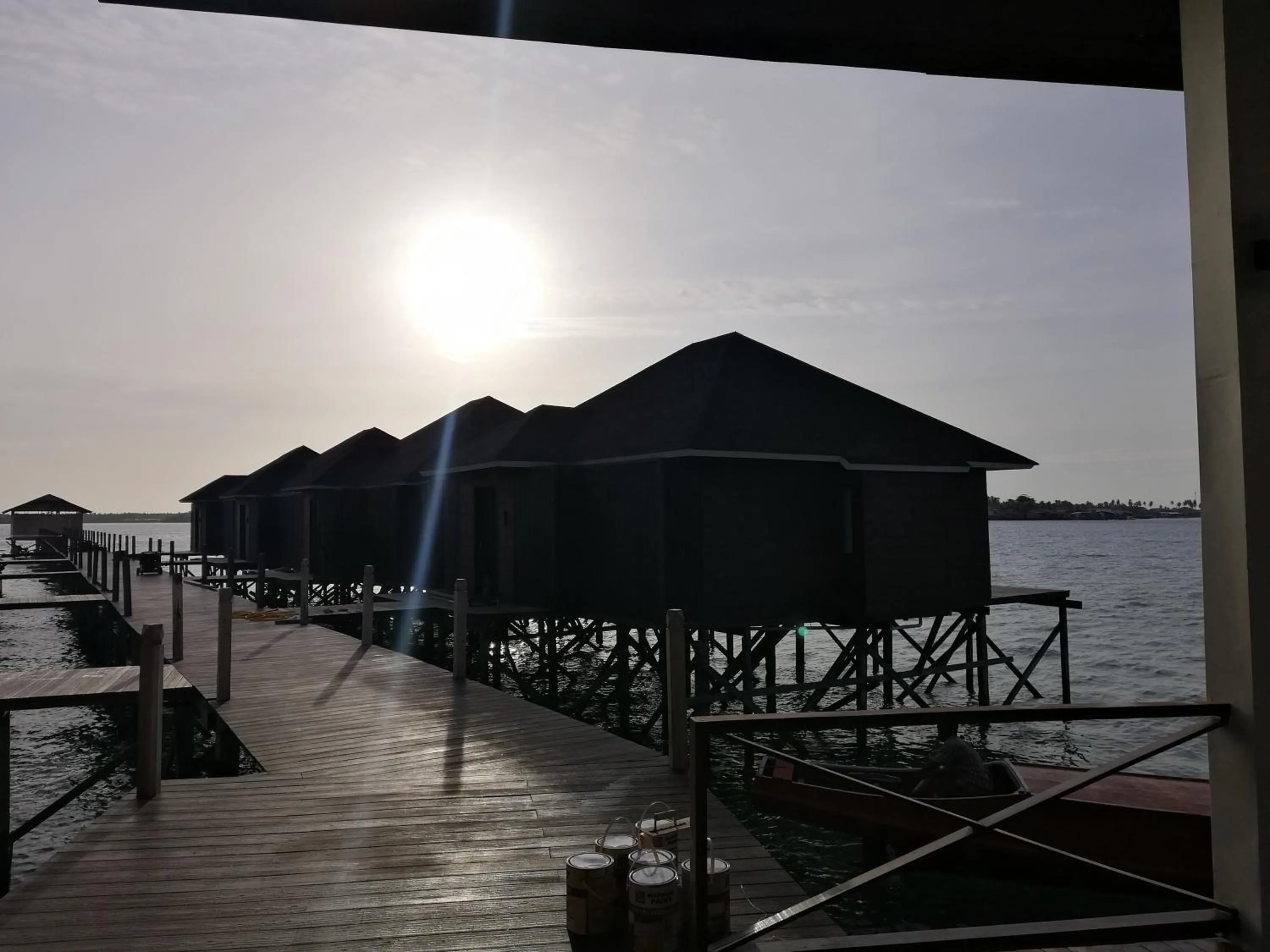 Sunrise in Sea Star Resort Semporna