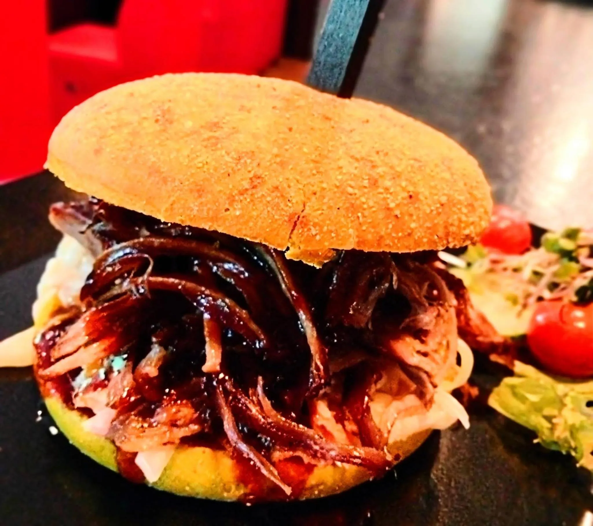 Food close-up in MUSTANG INN am Großen Garten