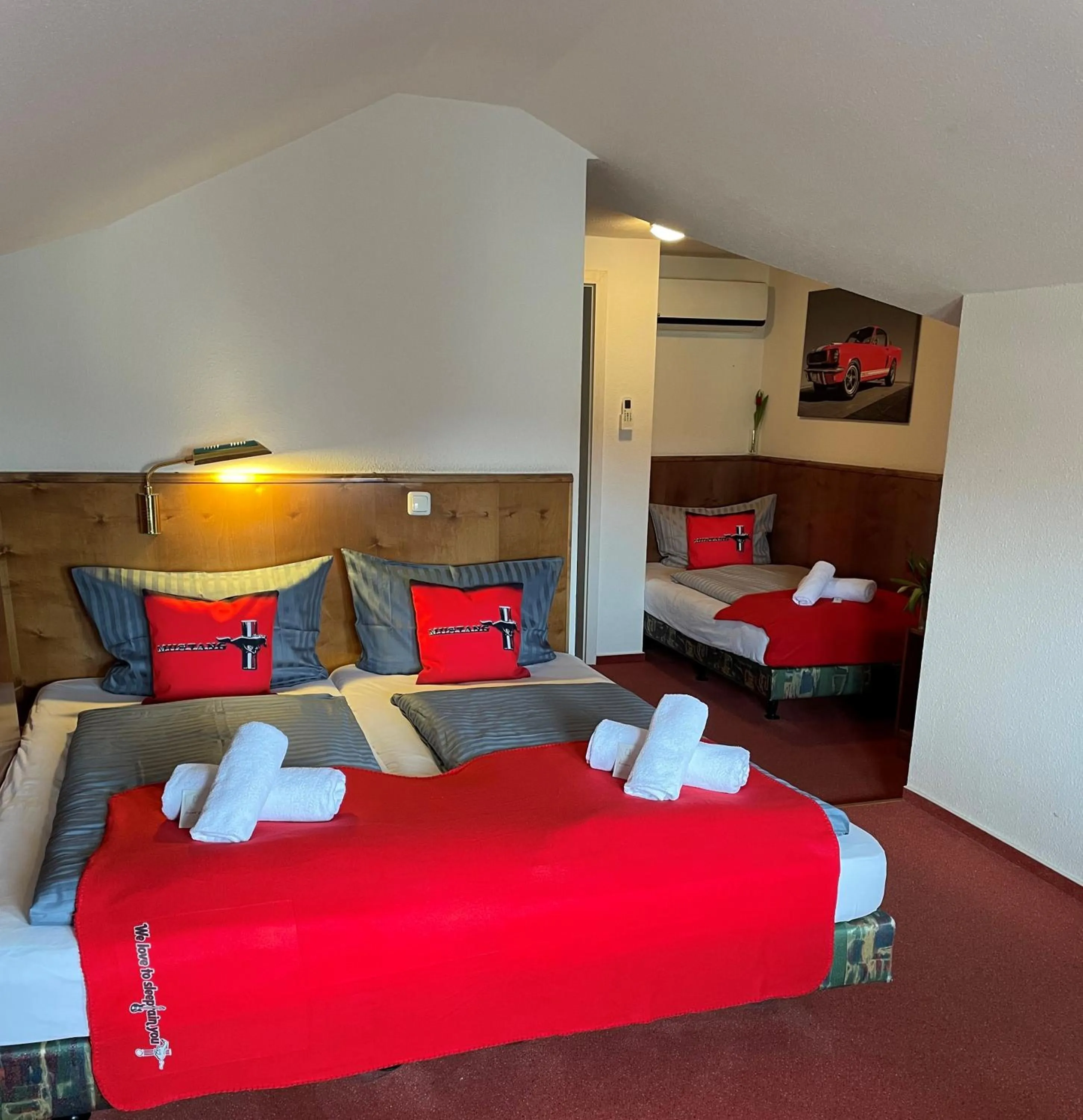 Bedroom in MUSTANG INN am Großen Garten