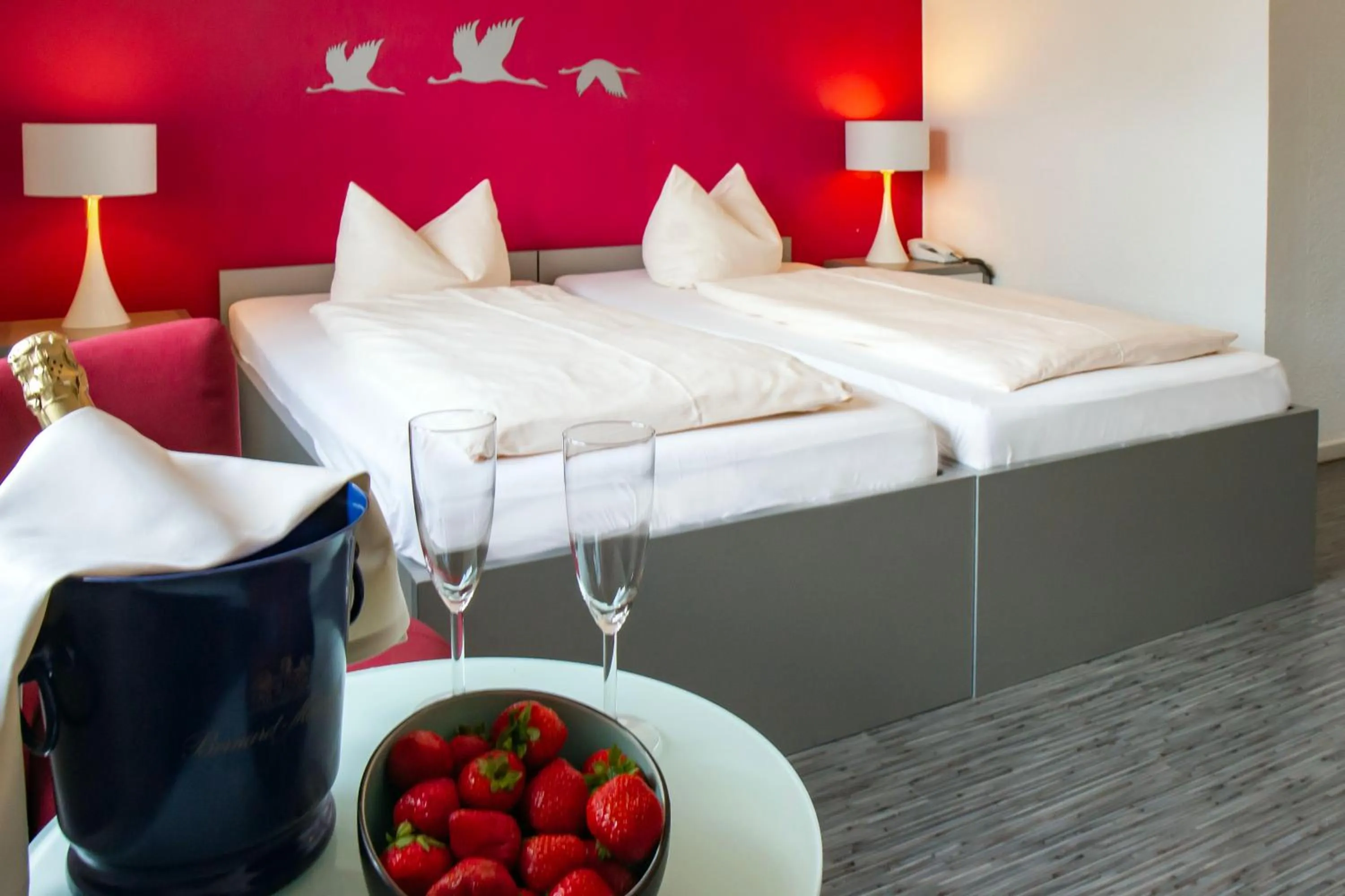 Bed in Hotel ELBRIVERA Alt Prester