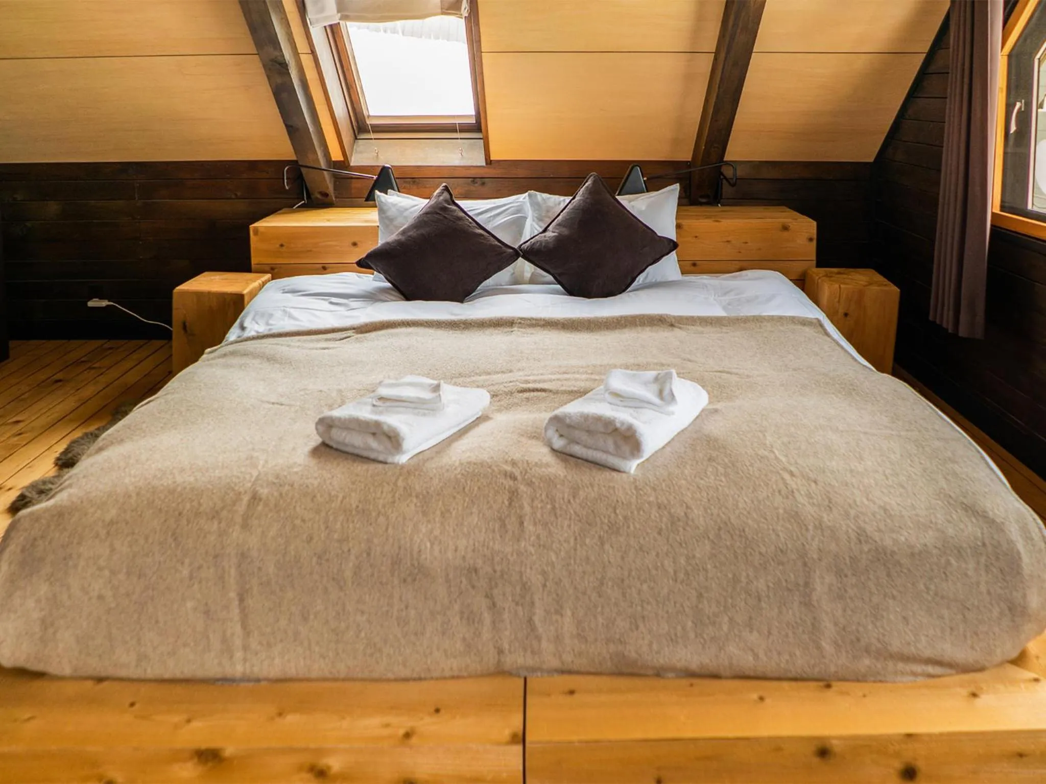 Bed in Momiji Lodge