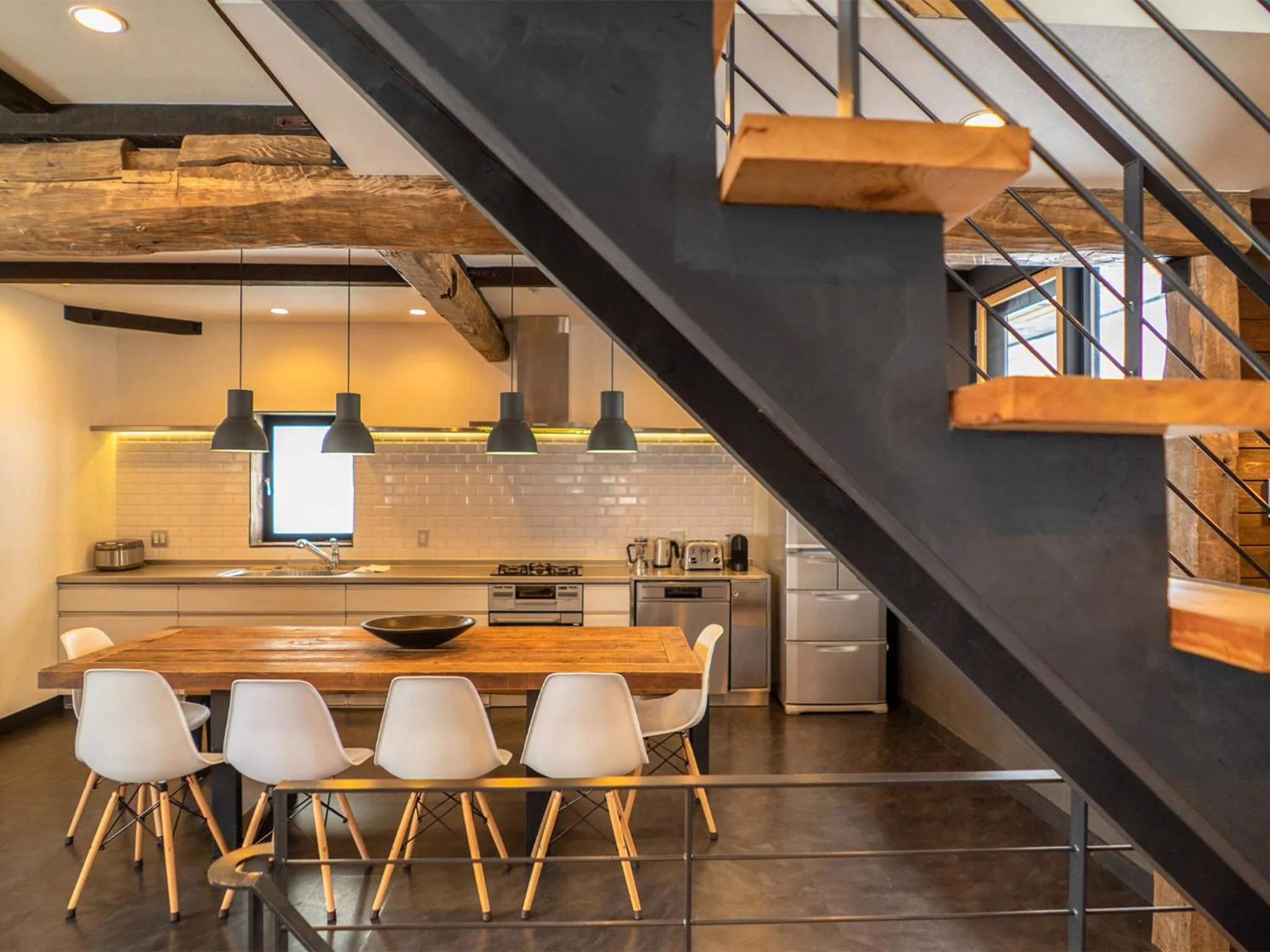 Kitchen or kitchenette in Momiji Lodge