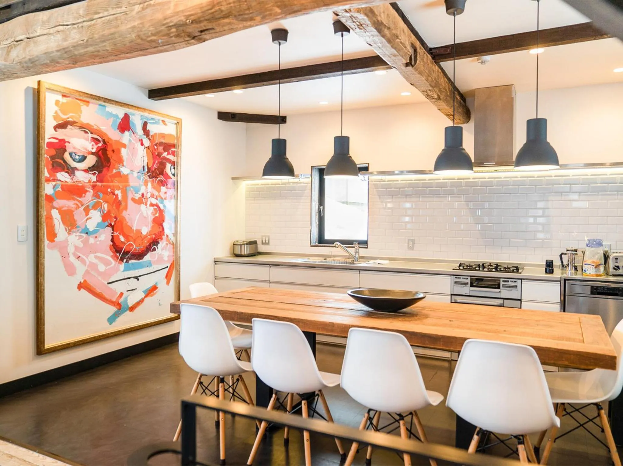 Kitchen or kitchenette in Momiji Lodge