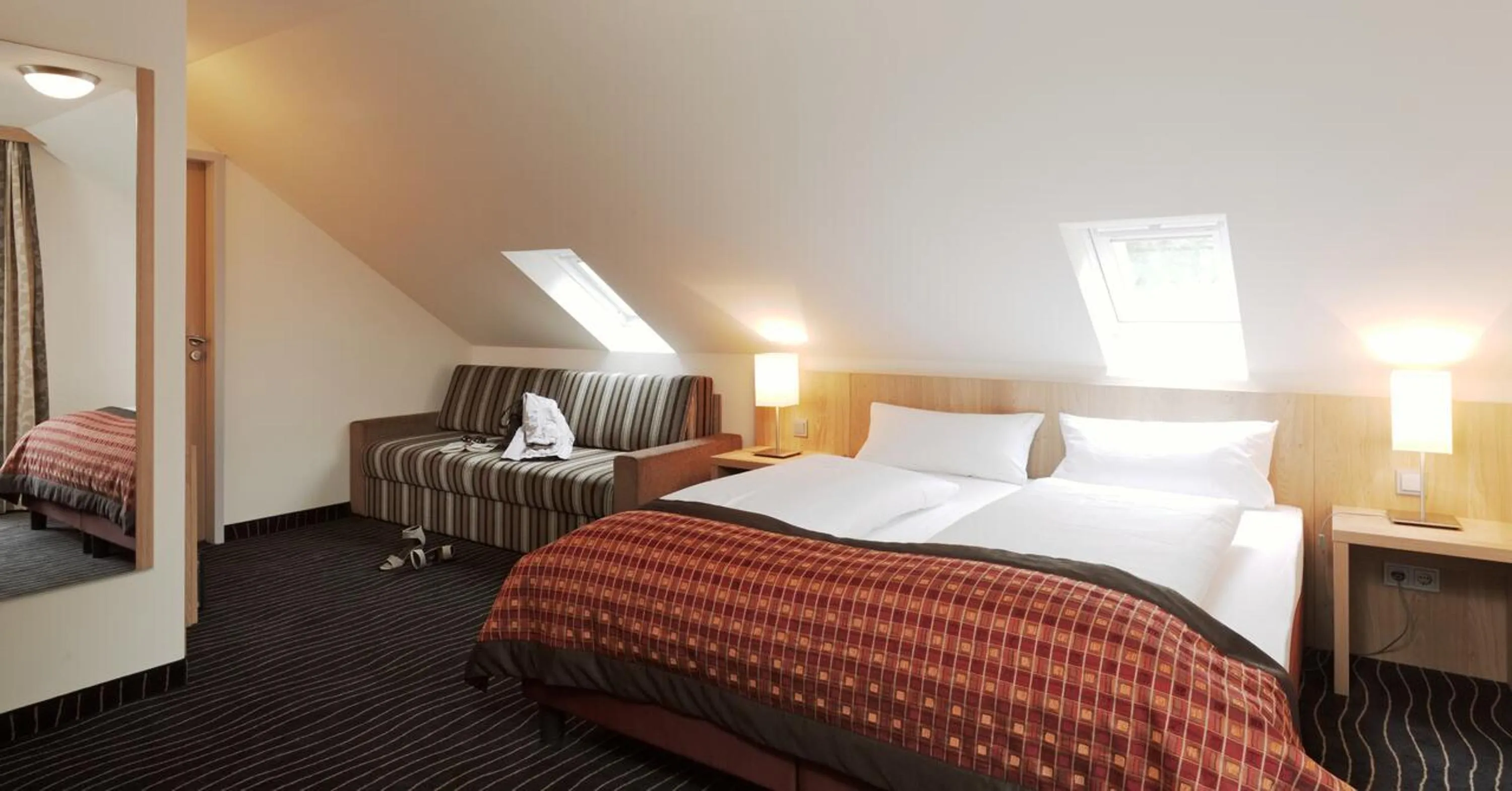 Bed in Berghotel Hohe Mark