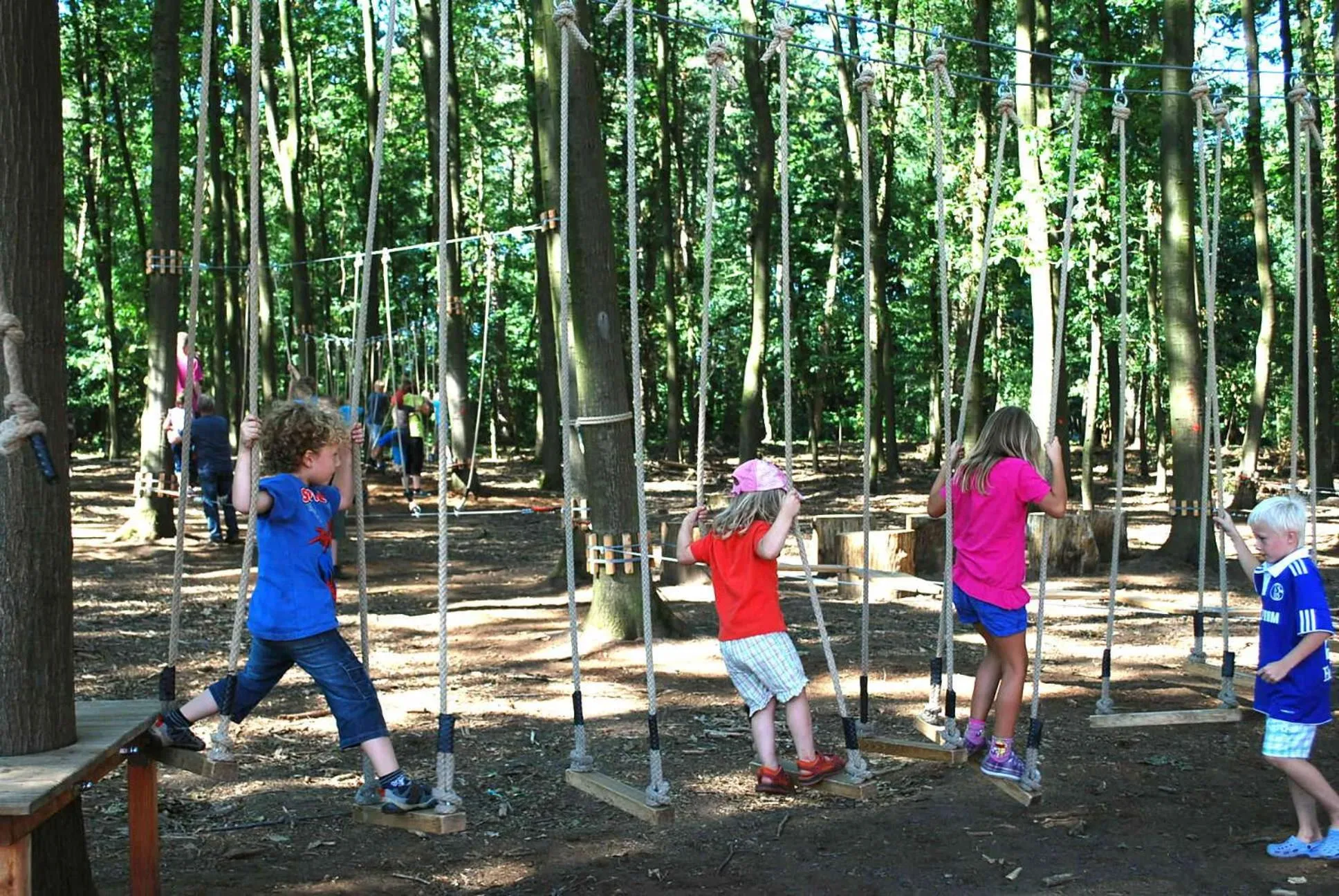 Children play ground in Berghotel Hohe Mark