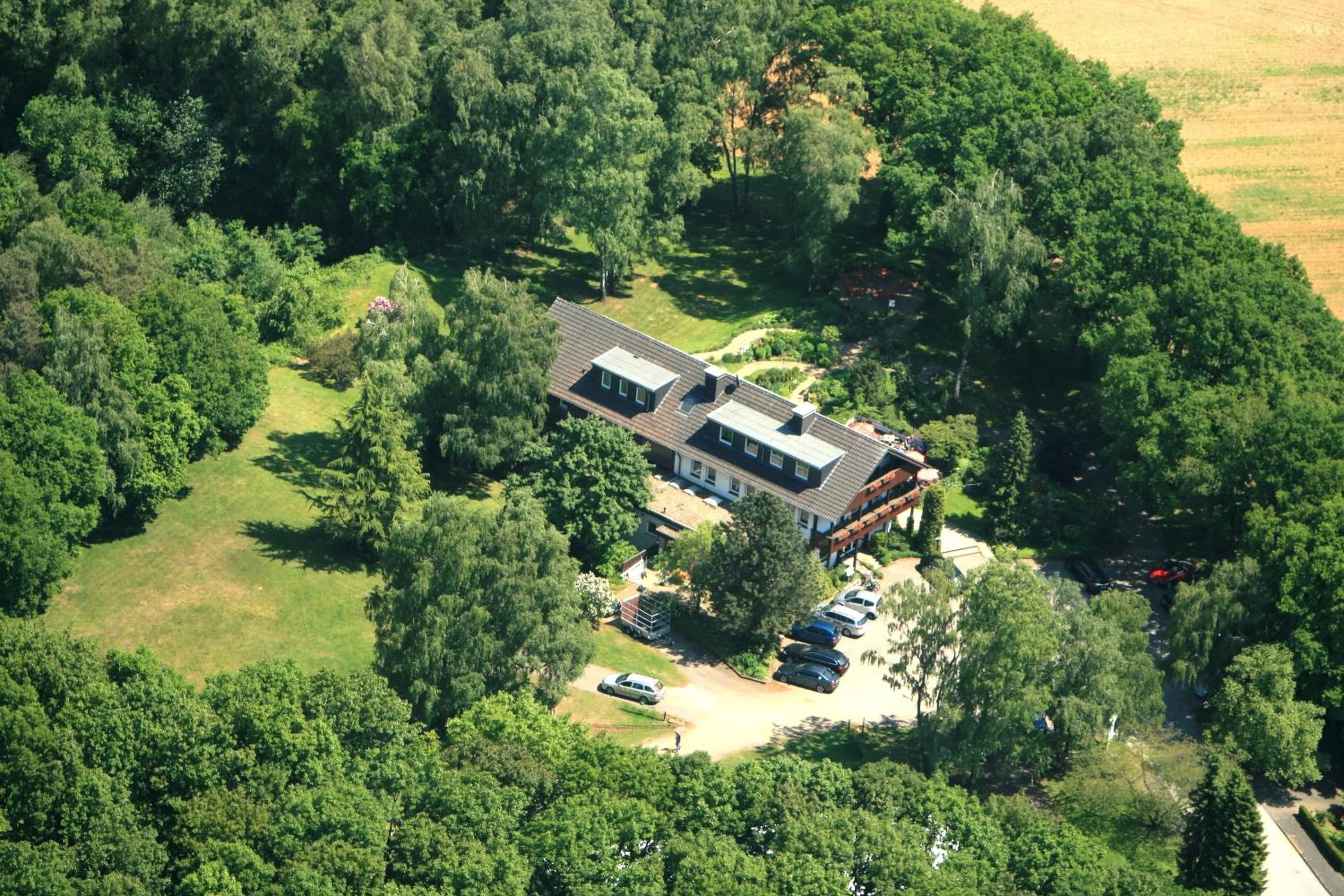 Bird's eye view in Berghotel Hohe Mark