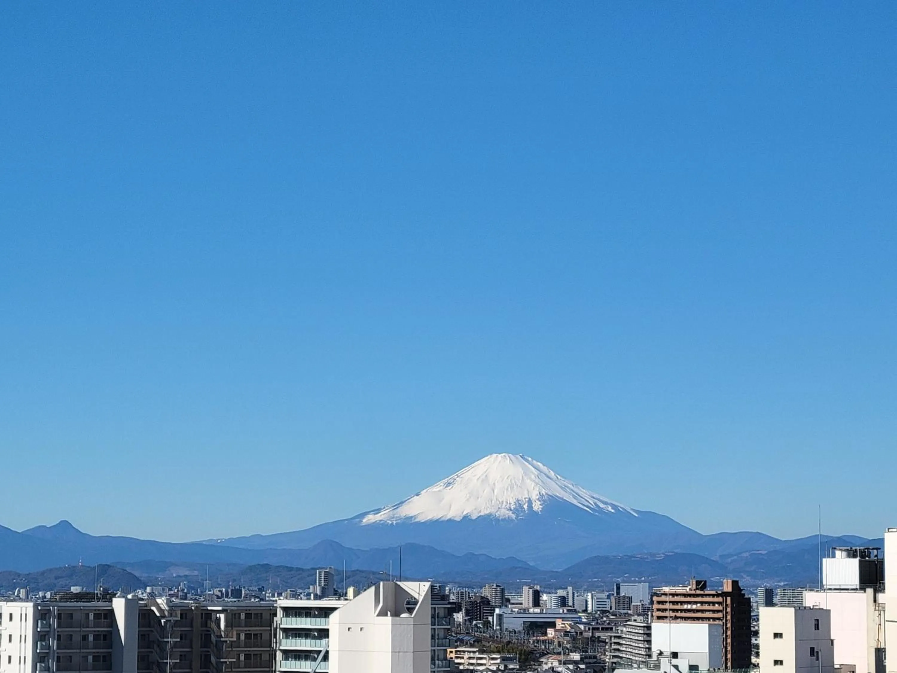 Mountain view in Smile Hotel Shonan Fujisawa