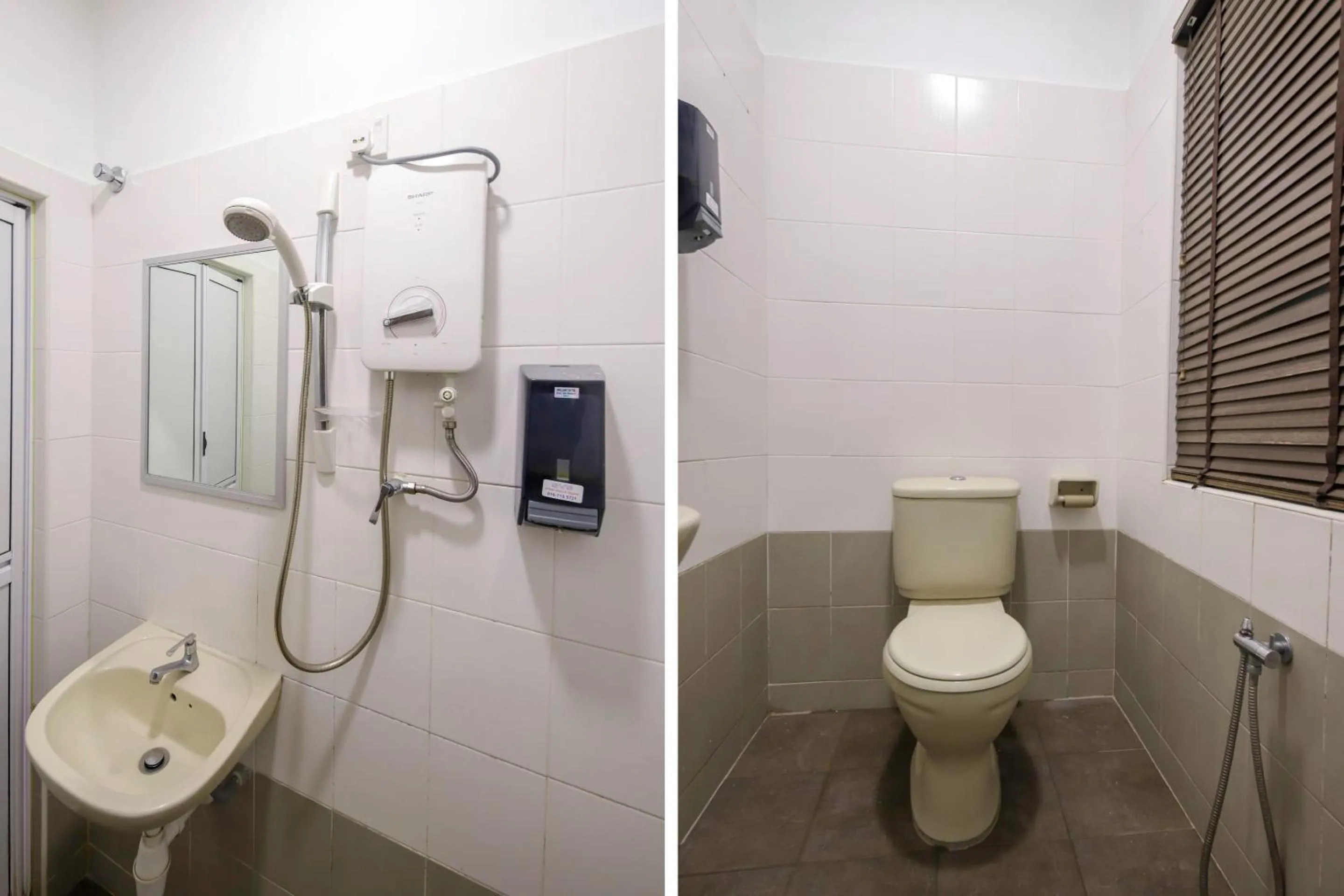 Bathroom in OYO 89497 Dream Nur Hotel