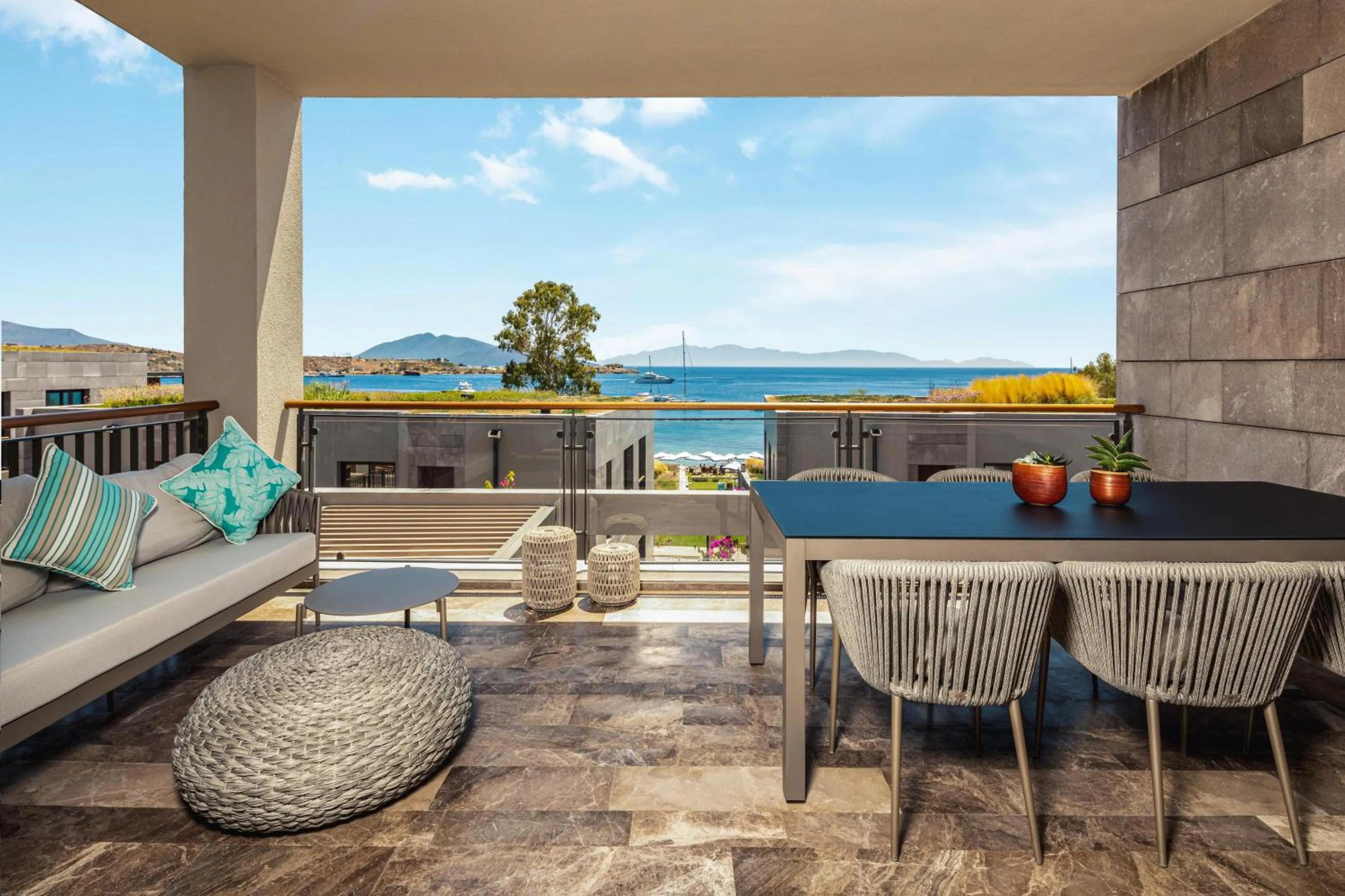 Balcony/Terrace in Kaya Palazzo Resort & Residences Le Chic Bodrum