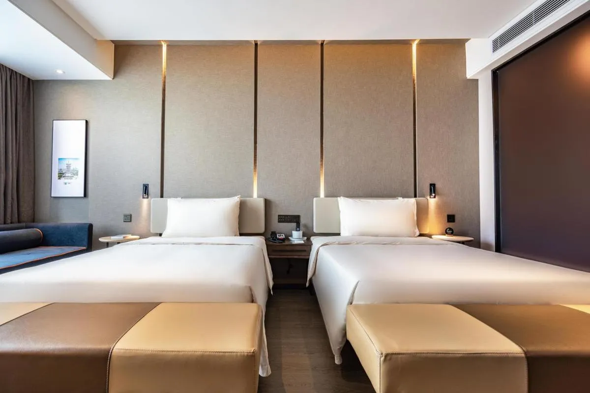 Bed in Atour Hotel Shunde Midea Yueran Plaza Foshan